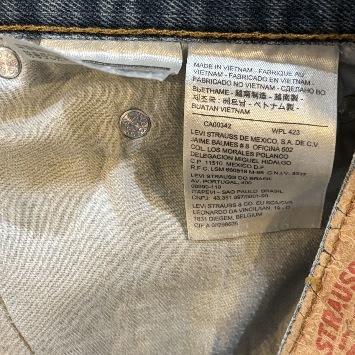 Levi's Levi’s Made in Mexico 510’s Released Hem Sunfaded Jeans Size US 30 / EU 46 - 9 Thumbnail