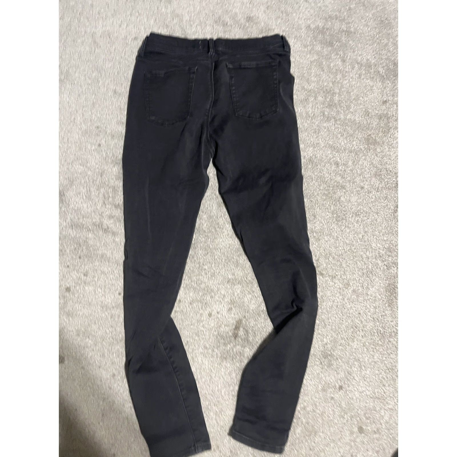 Pacsun PacSun High Rise Jegging Jeans Womens 27 Black Distressed Denim Comfy Size 27" / US 4 / IT 40 - 3 Thumbnail