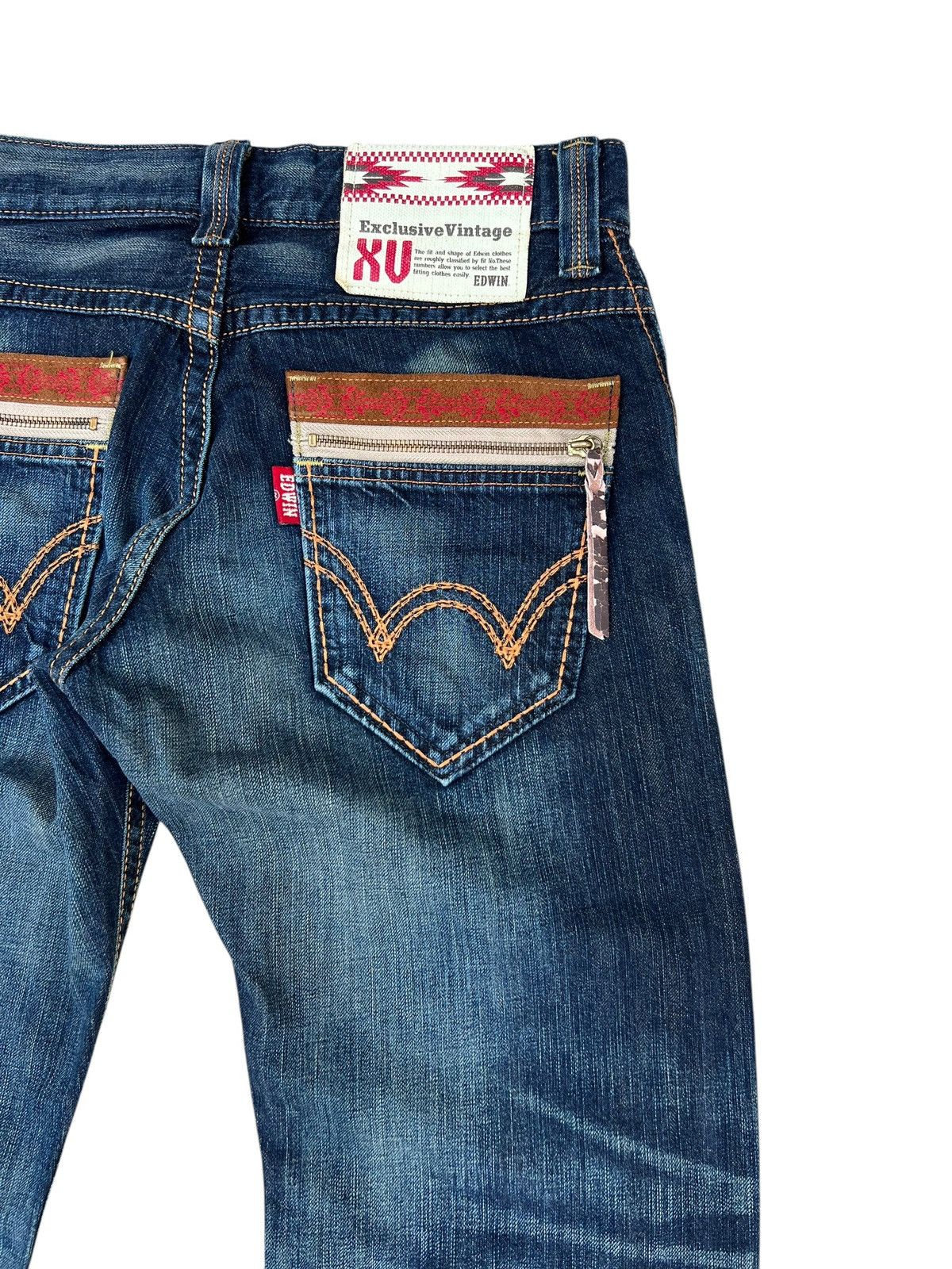 Edwin Y2K Edwin 434XVS Exclusive Vintage Claw Mark Denim Jeans Size US 29 - 16 Thumbnail