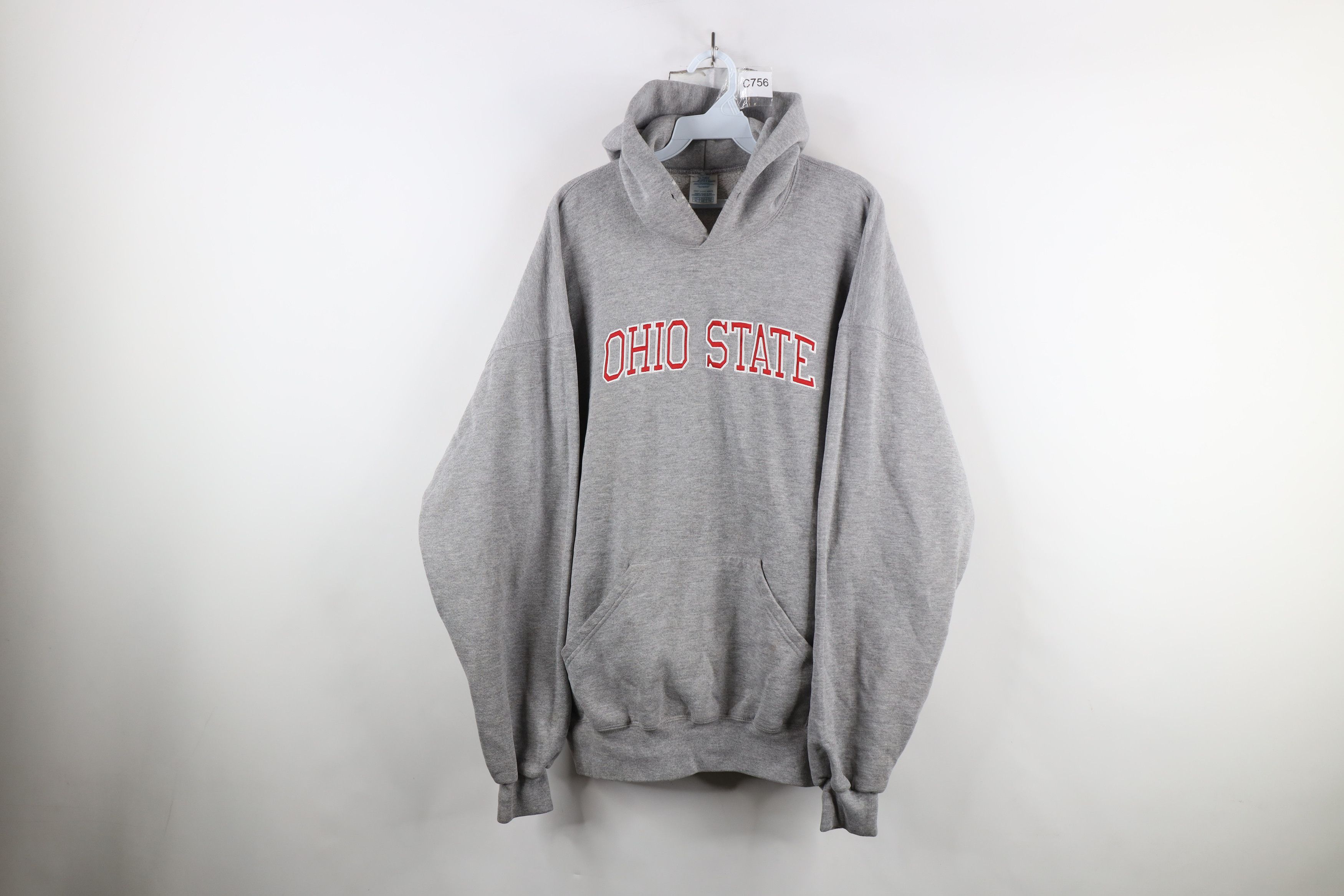 Vintage Vintage 90s Spell Ohio State University Hoodie Sweatshirt Size US XL / EU 56 / 4 - 1 Thumbnail
