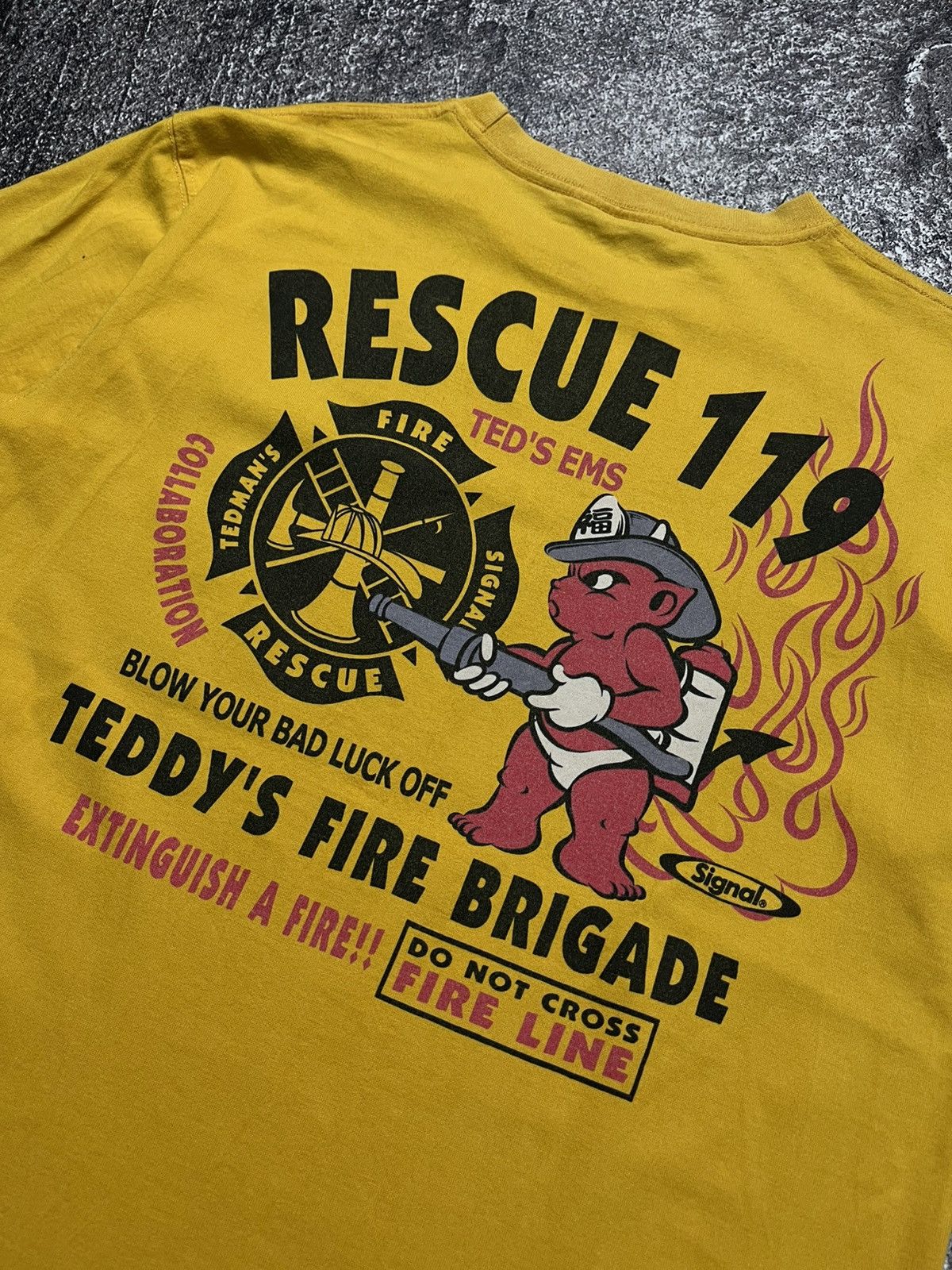 Tedman Tedman’S & Signal Devil Yellow T-Shirts Size US M / EU 48-50 / 2 - 3 Thumbnail