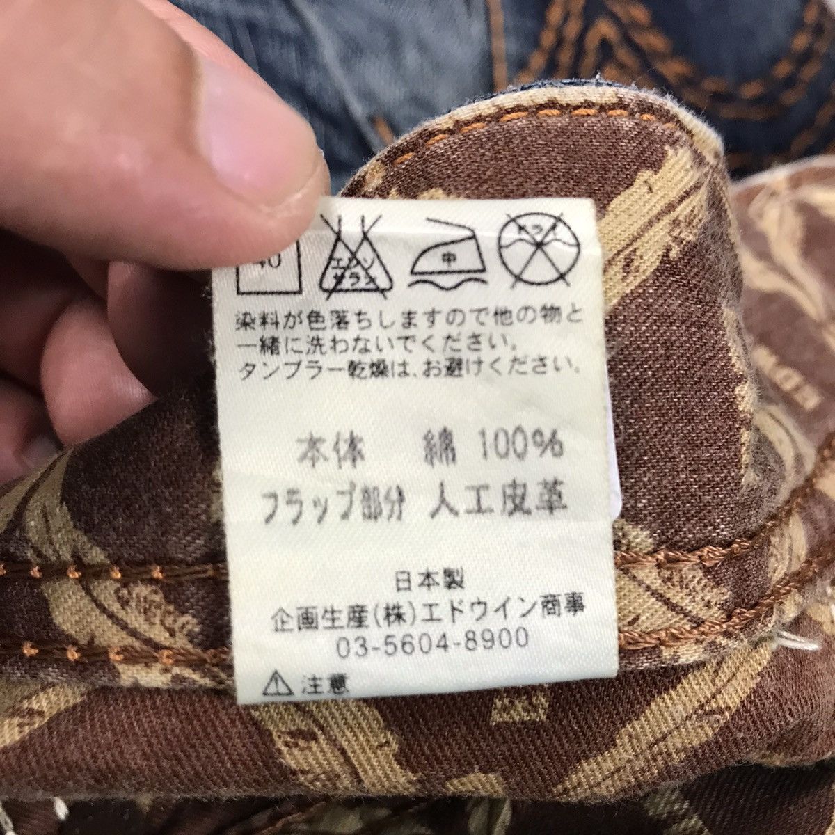 Japanese Brand FLARED JEANS EDWIN DENIM DISTRESSED DENIM PANTS Size US 32 / EU 48 - 13 Thumbnail