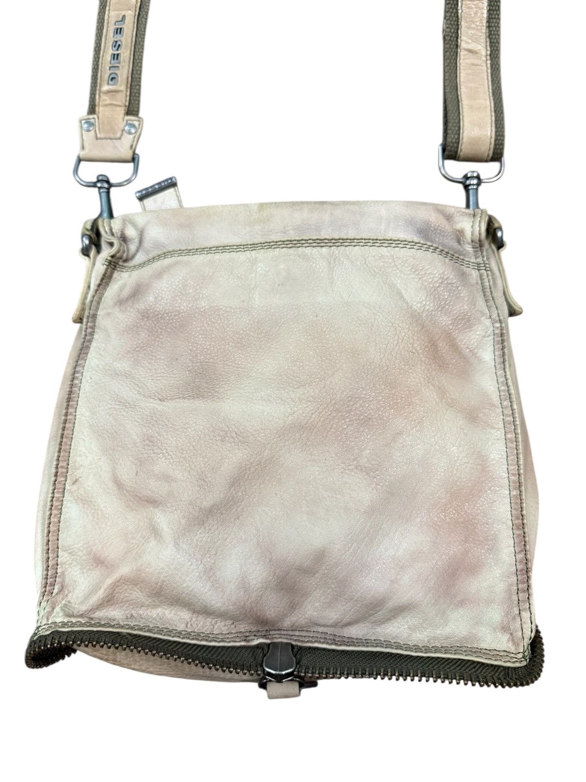 Diesel RARE DIESEL LEATHER PATINA PACKABLE CROSSBODY BAG Size ONE SIZE - 2 Thumbnail