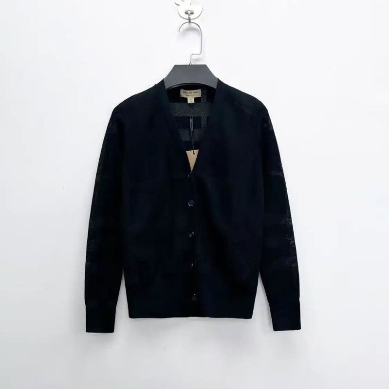 Burberry Black Cotton Cardigan for Women