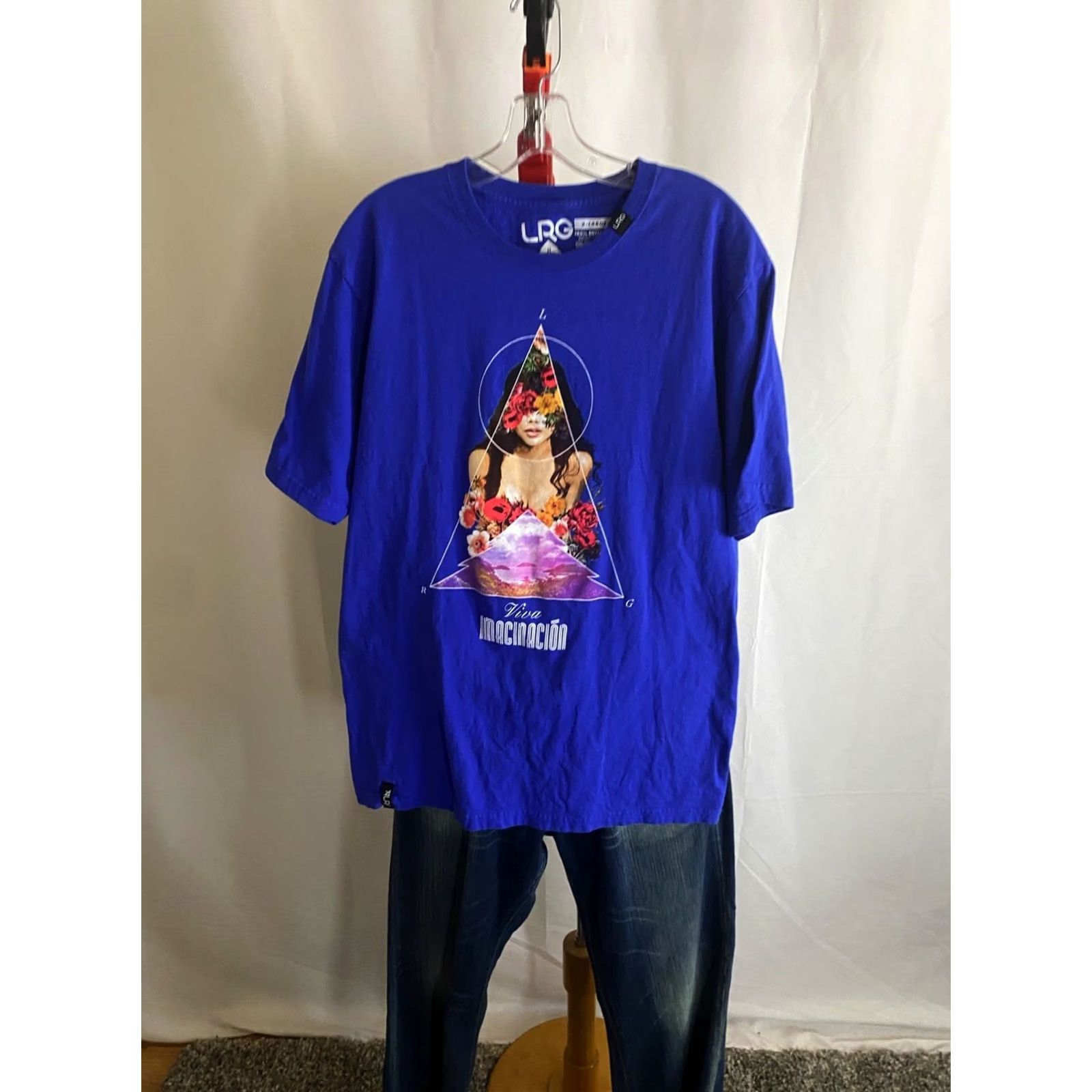 Vintage LRG Imacinacion TEE T SHIRT XL Extra Large Men Sharp TShirt TEE Shirt XL Mens Size US XL / EU 56 / 4 - 4 Thumbnail