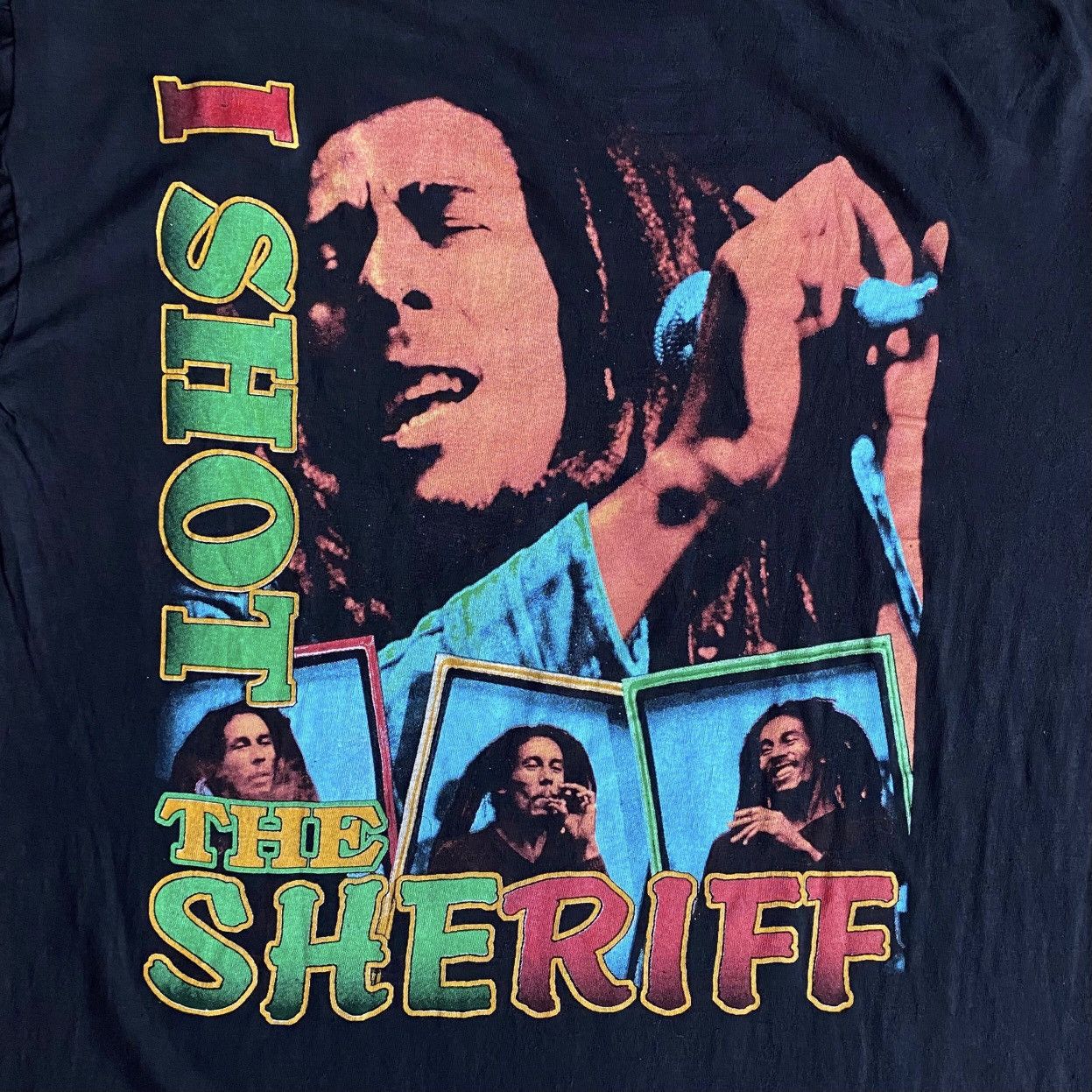 Rap Tees × Vintage Vintage 90s Bob Marley Bootleg T-Shirt Size US XXL / EU 58 / 5 - 5 Thumbnail