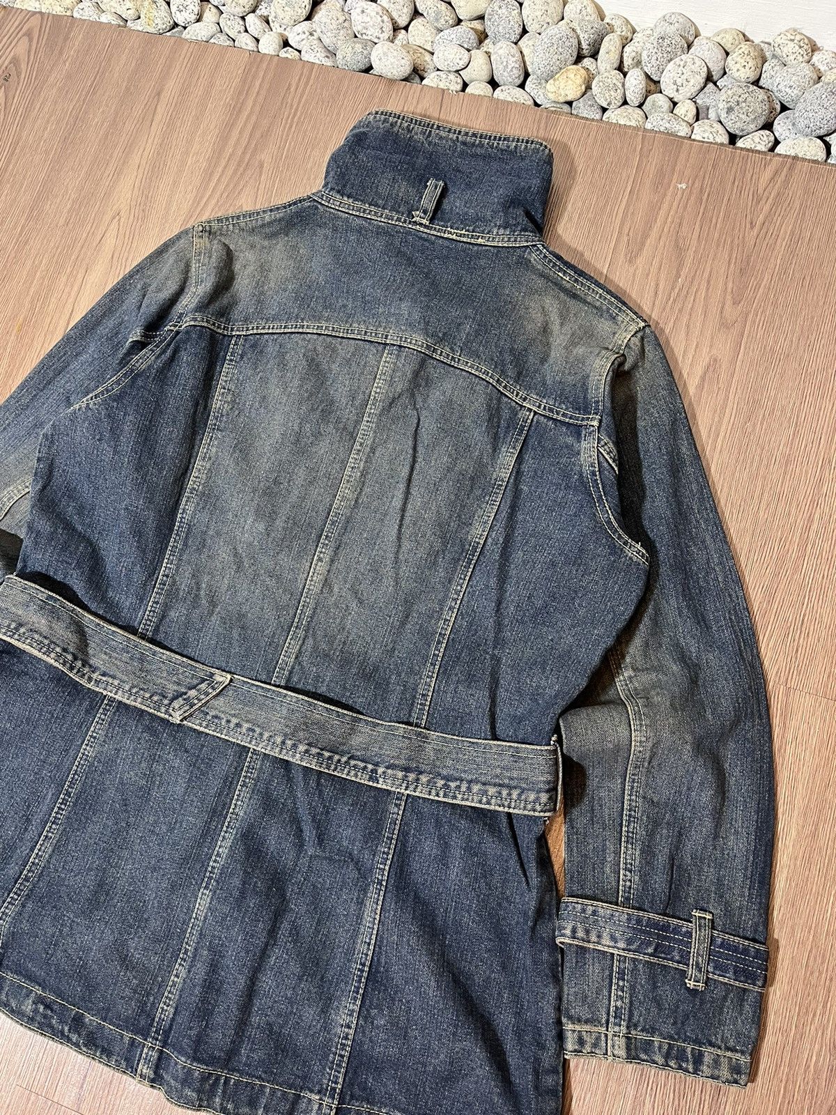 Beauty Beast Charms japan bondage 3D multipocket mudwash denim jacket Size US XL / EU 56 / 4 - 5 Thumbnail