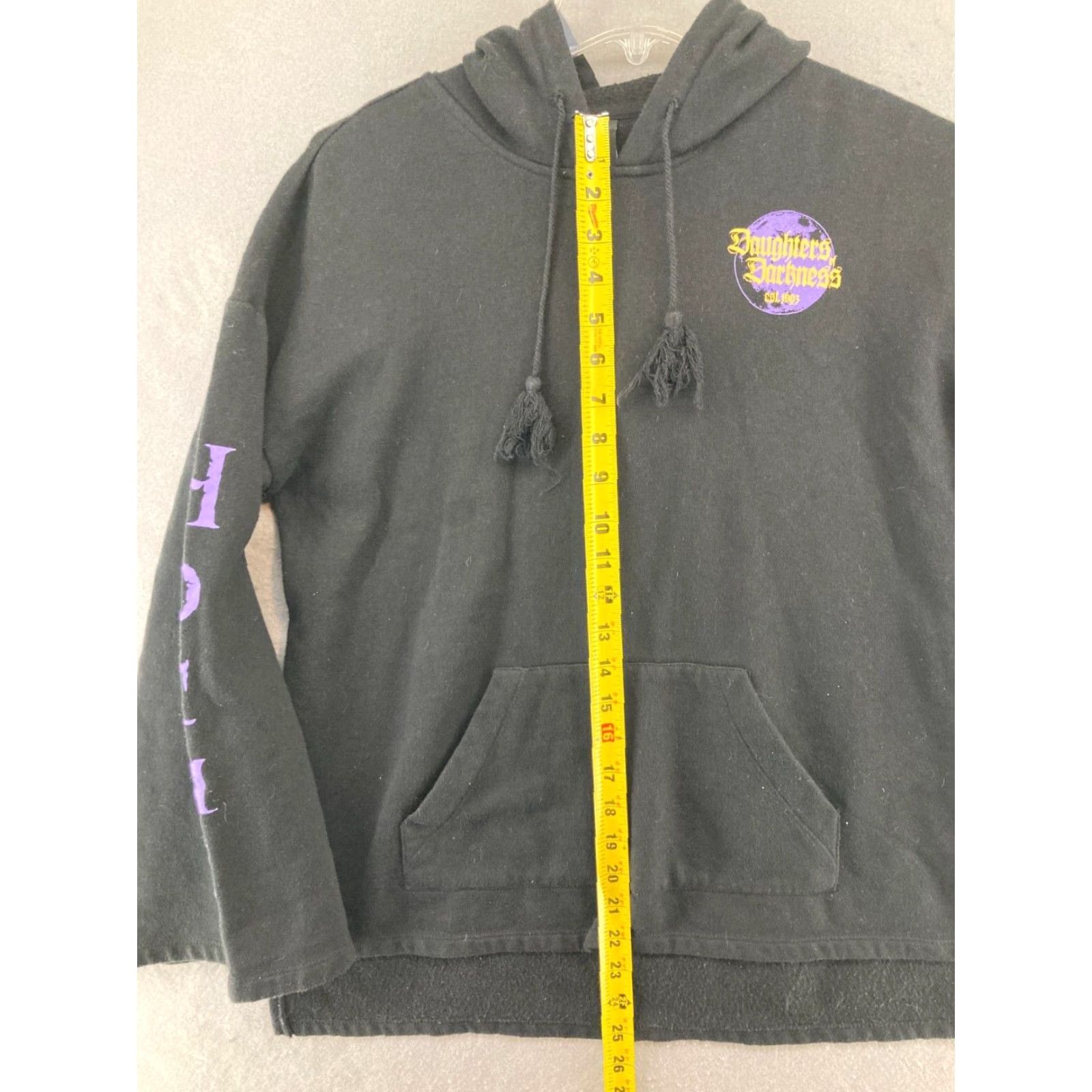 Disney Hocus Pocus Disney Womens Hoodie Small Bell Sleeve Daughters Of Darkness Size S / US 4 / IT 40 - 5 Thumbnail