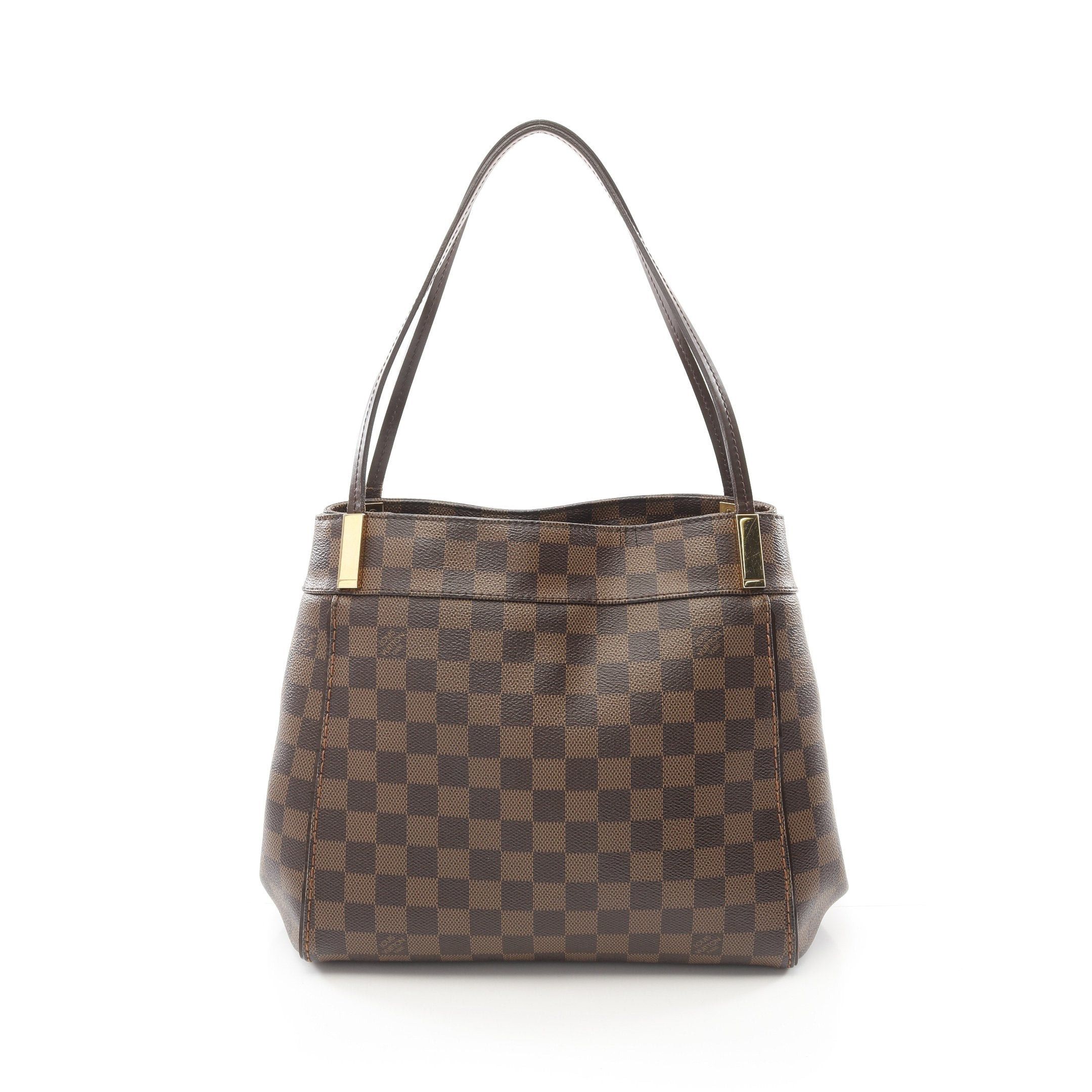 Louis Vuitton Marleborn Pm Damier Ebene Shoulder Bag Leather Brown, Women's