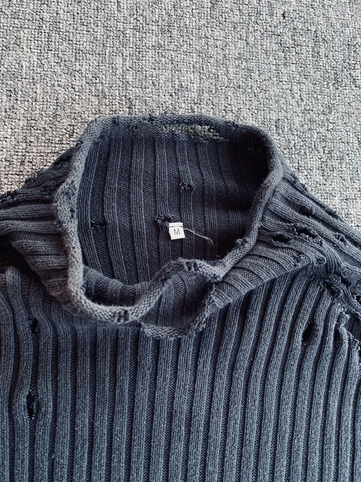 Vintage Rare Undefined Distressed Crazy Sick Stripe Black Sunfaded Size US M / EU 48-50 / 2 - 3 Thumbnail