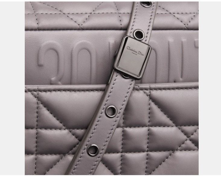 Dior o1w1db11124 Size: OS / Medium Caro Bag in Steel Grey Size ONE SIZE - 5 Thumbnail