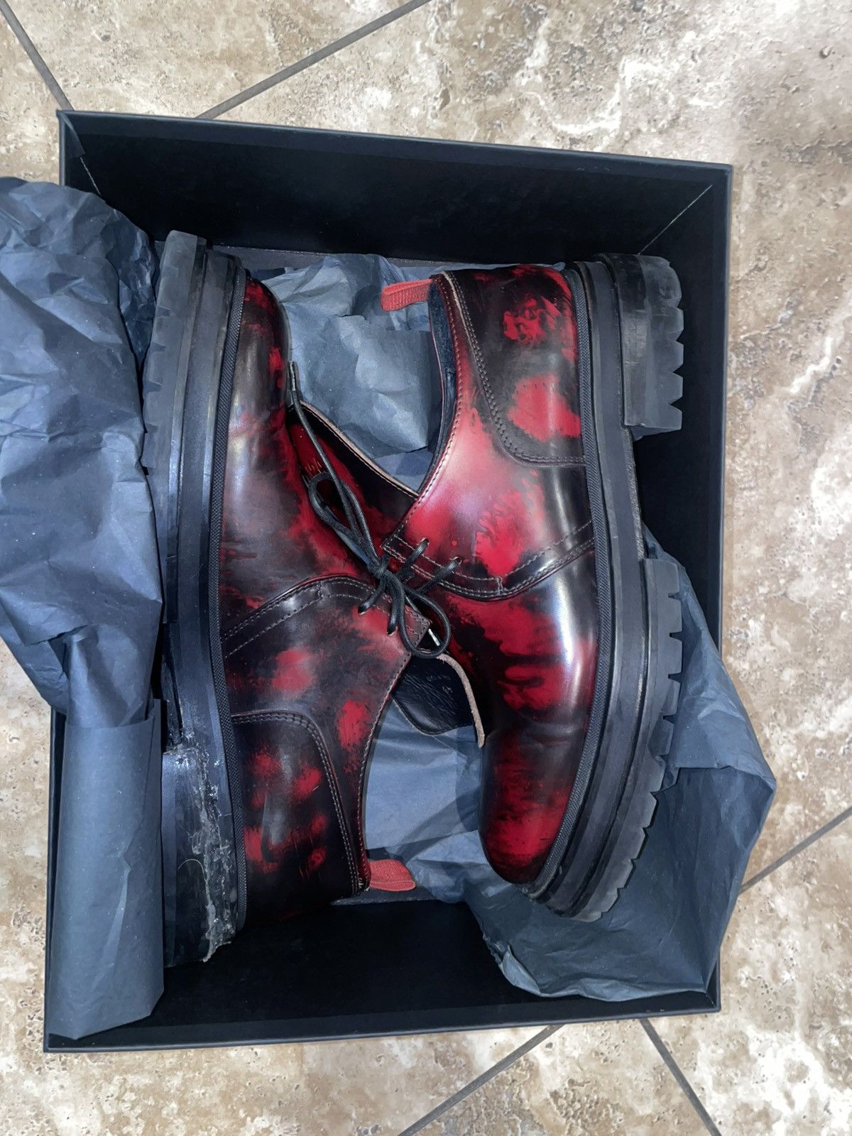 424 LOWEST!!! 424 Oxblood Derbys Size US 10 / EU 43 - 9 Thumbnail