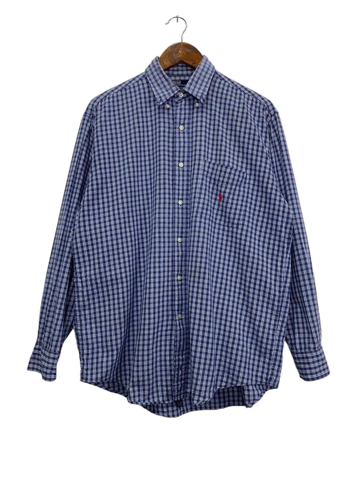 Polo Ralph Lauren × Vintage Vintage Polo Ralph Lauren Button up Size US XL / EU 56 / 4 - 1 Thumbnail