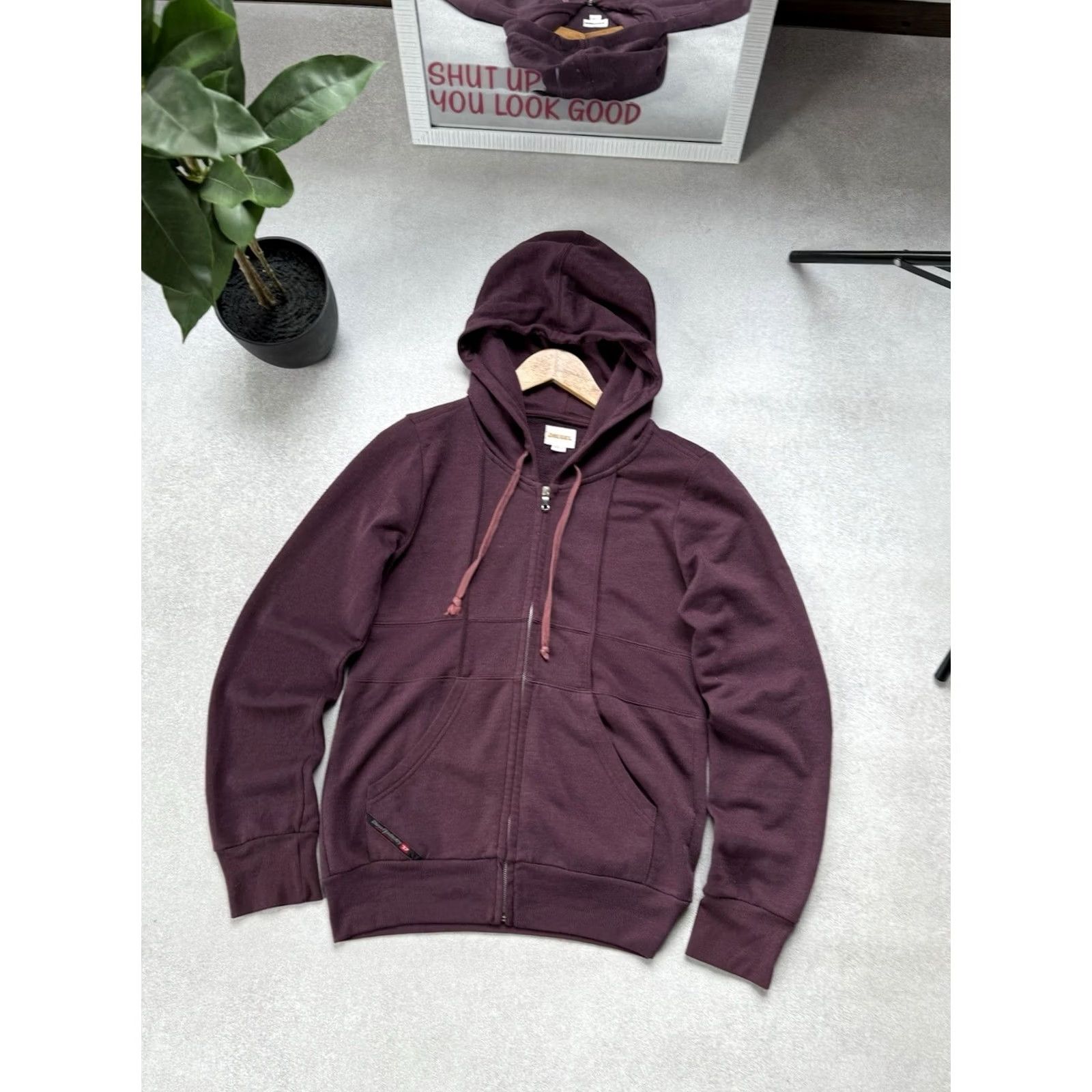 Diesel Diesel Full Zip Hoodie Men’s Vintage Y2K Graphic Print Pullover Brown S Hoodie Mens Diesel Vintage Hoodie Big Logo 90s Size US S / EU 44-46 / 1 - 3 Thumbnail