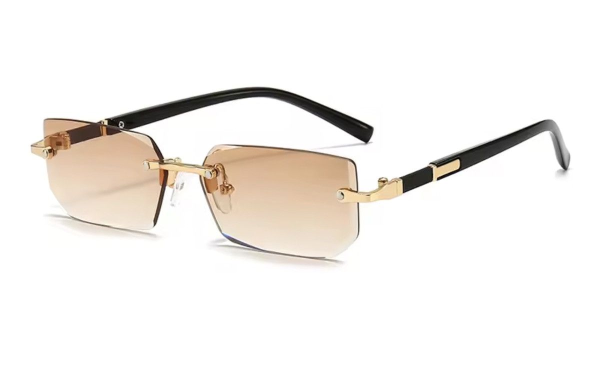 Electric Visual Rimless Square Sunglasses Size ONE SIZE - 4 Thumbnail