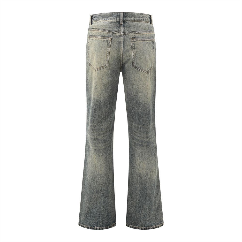 Japanese Brand × Jean Washed distressed trendy hip-hop flared jeans Size US 32 / EU 48 - 2 Thumbnail