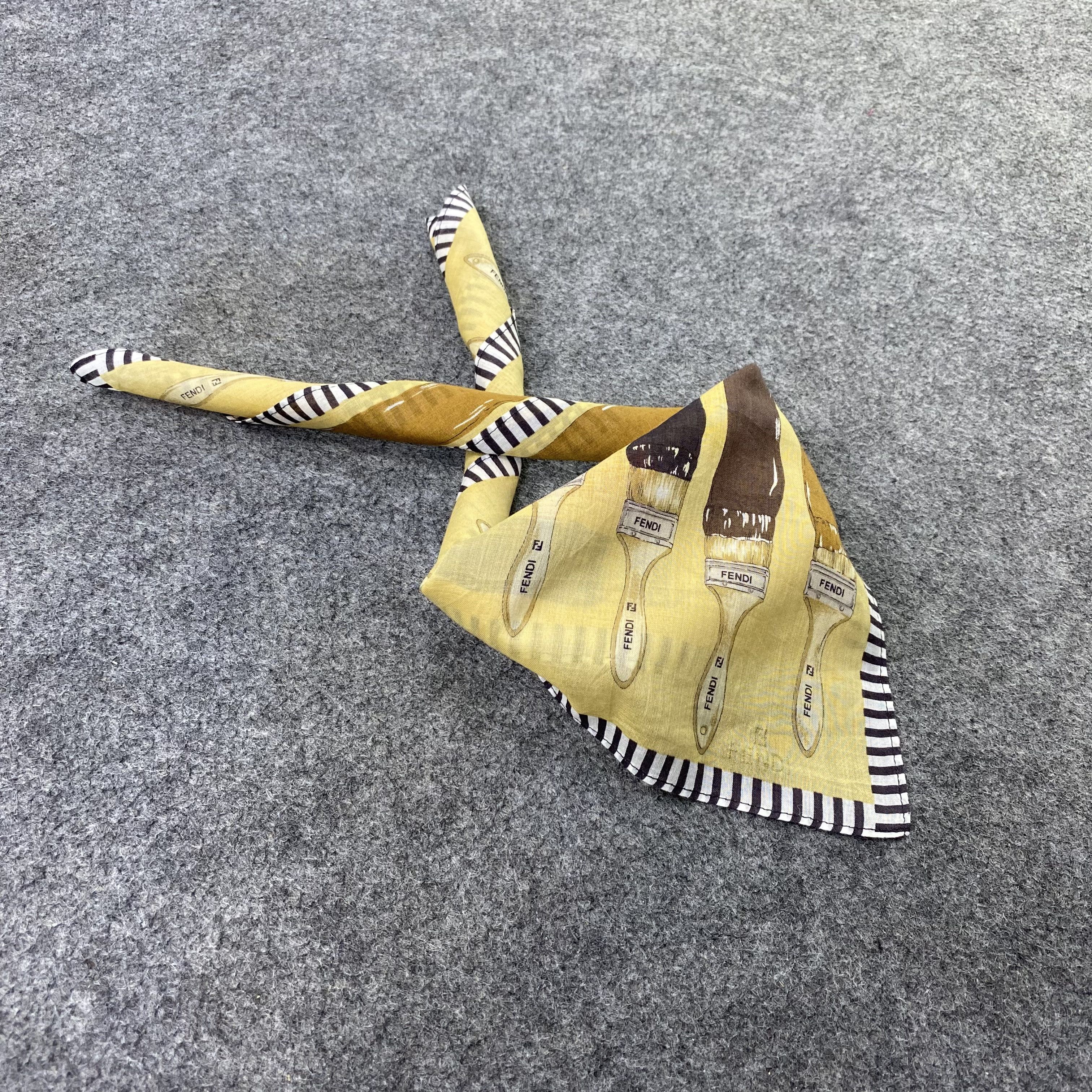 Fendi Fendi Handkerchief Neckerchief Bandana-B2060 Size ONE SIZE - 1 Thumbnail