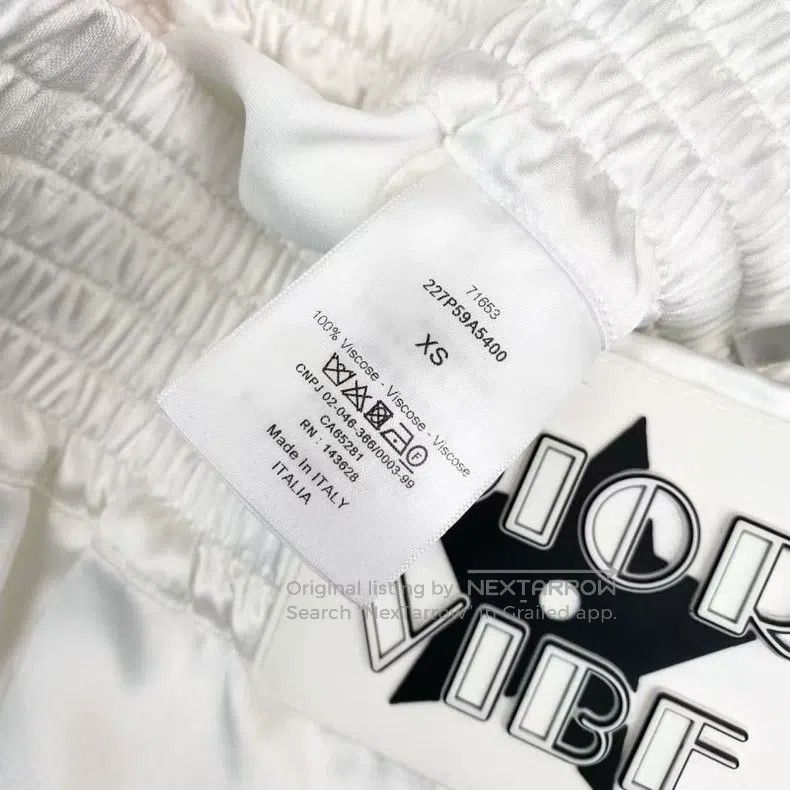 Dior Dior Size XS White boxing satin shorts Size 42" / US 20 - 5 Thumbnail