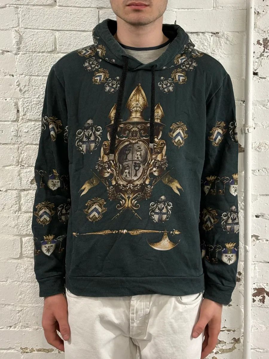 Dolce & Gabbana AW2014 Dolce & Gabbana Heraldic Knight Crest Hoodie Size US S / EU 44-46 / 1 - 2 Thumbnail