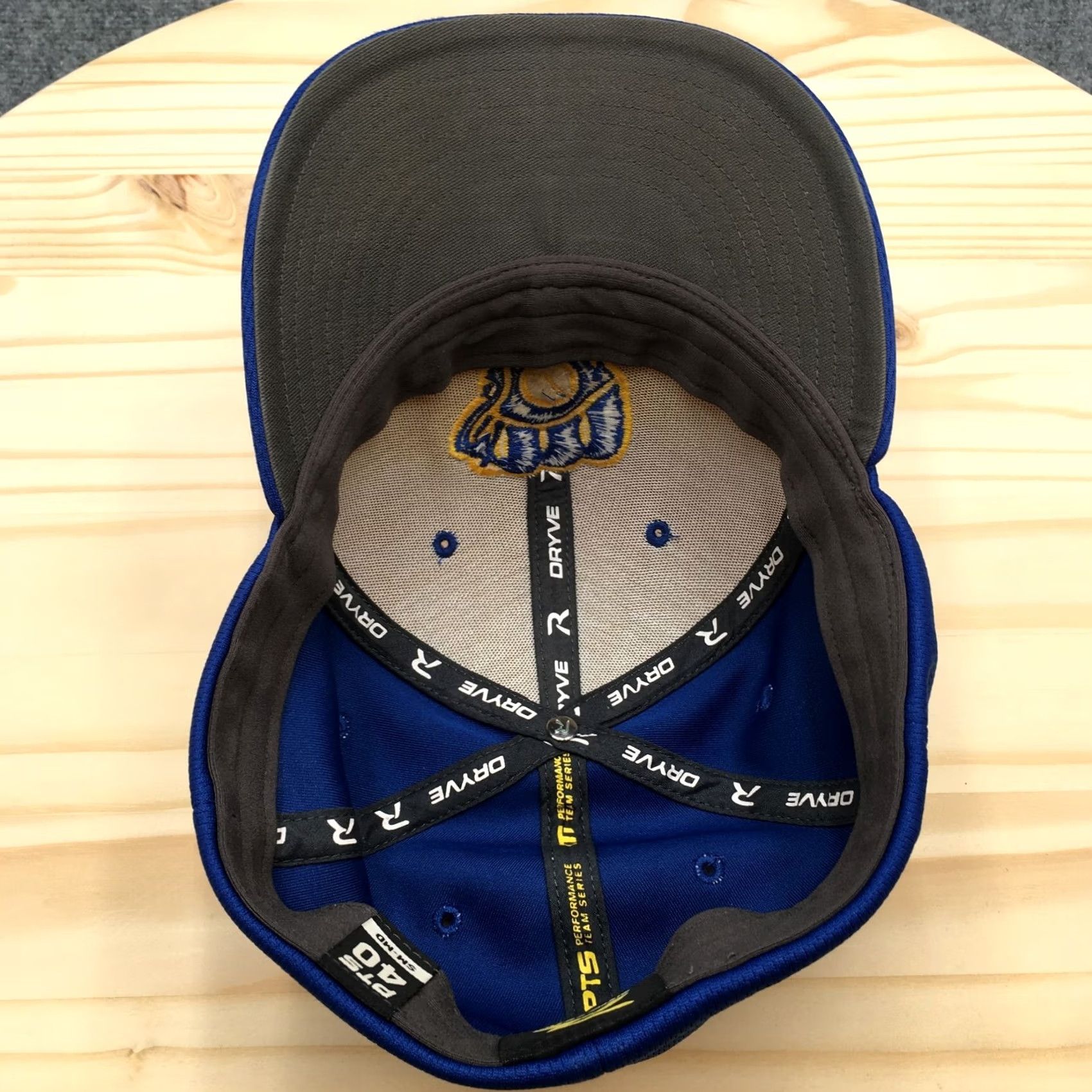 Vintage Saint Michael Albertville Fitted Baseball Cap Hat Mens S-M Blue Gold Richardson Size ONE SIZE - 7 Thumbnail