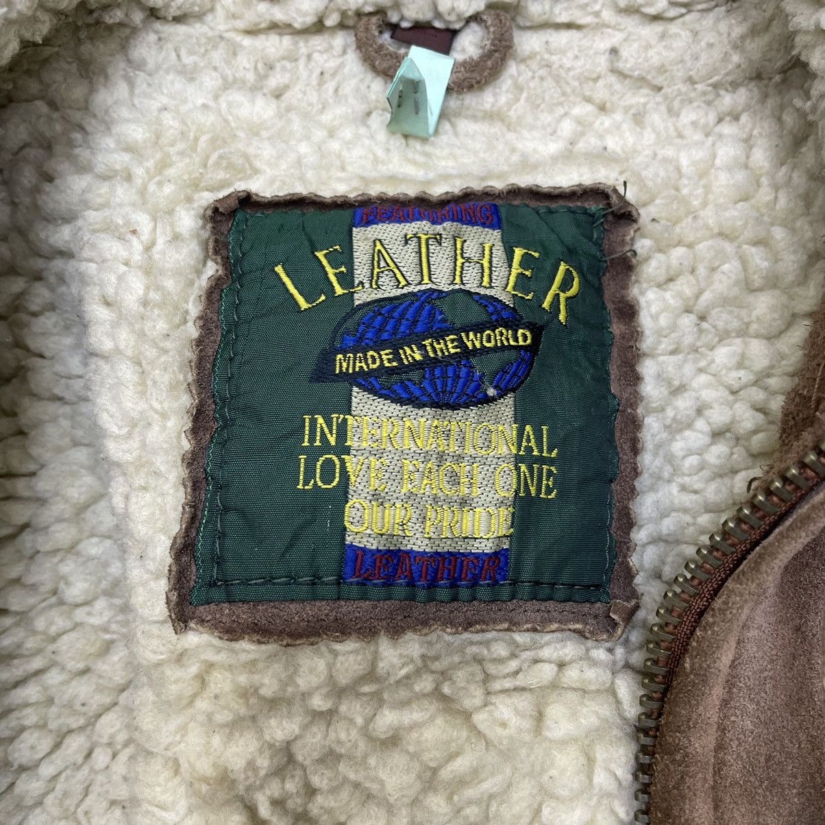 Japanese Brand × Vintage Vintage Japanese Brand Shearling Suede Leather Hooded Size US M / EU 48-50 / 2 - 4 Thumbnail