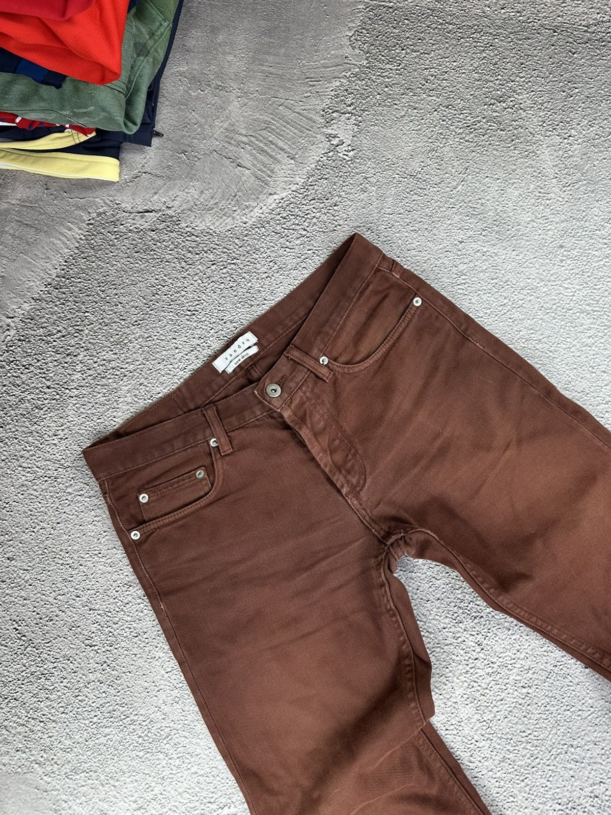 Sandro × Vintage Sandro New Droit Woman’s Jeans Pants Y2K Old Money Style Size 28" / US 6 / IT 42 - 6 Thumbnail
