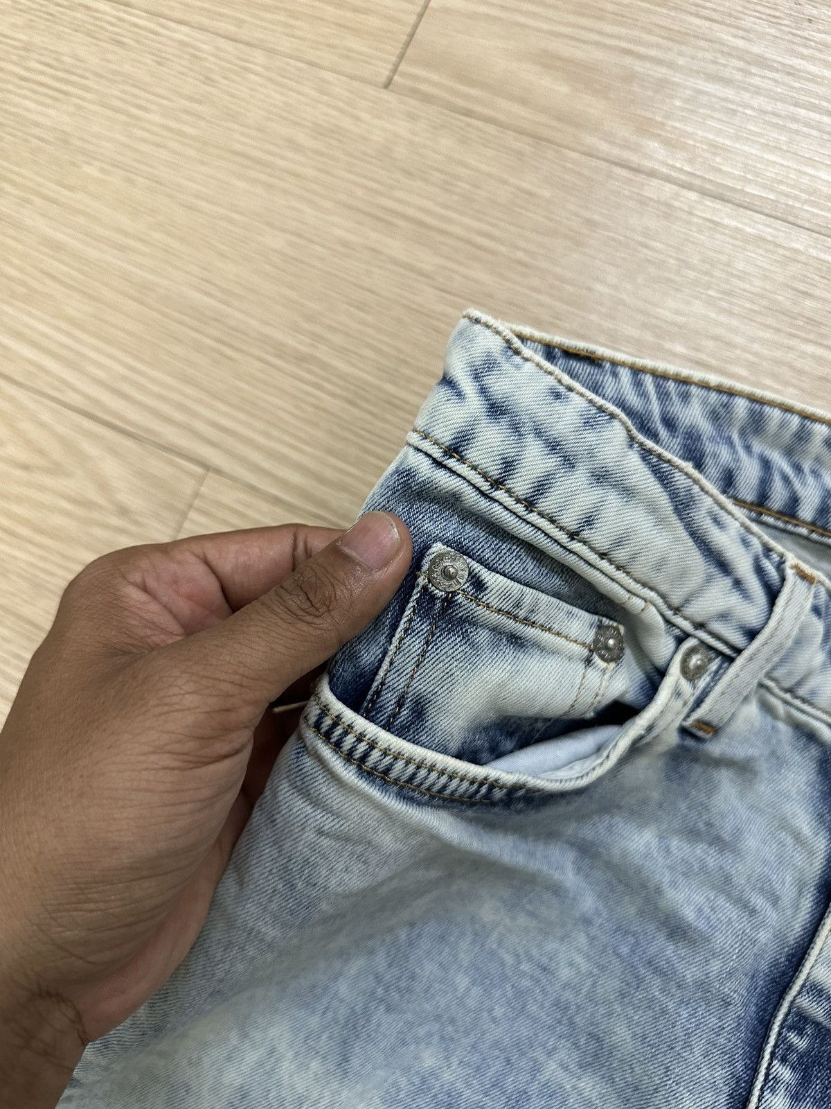 Acne Studios × Designer Beautiful Acne Studios Flex Silver Vint Skinny Jeans Size 26" / US 2 / IT 38 - 6 Thumbnail