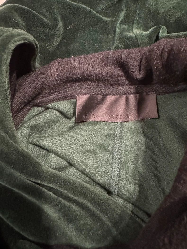 Haider Ackermann Haider Ackermann Green velvet hoodie Size US S / EU 44-46 / 1 - 2 Thumbnail