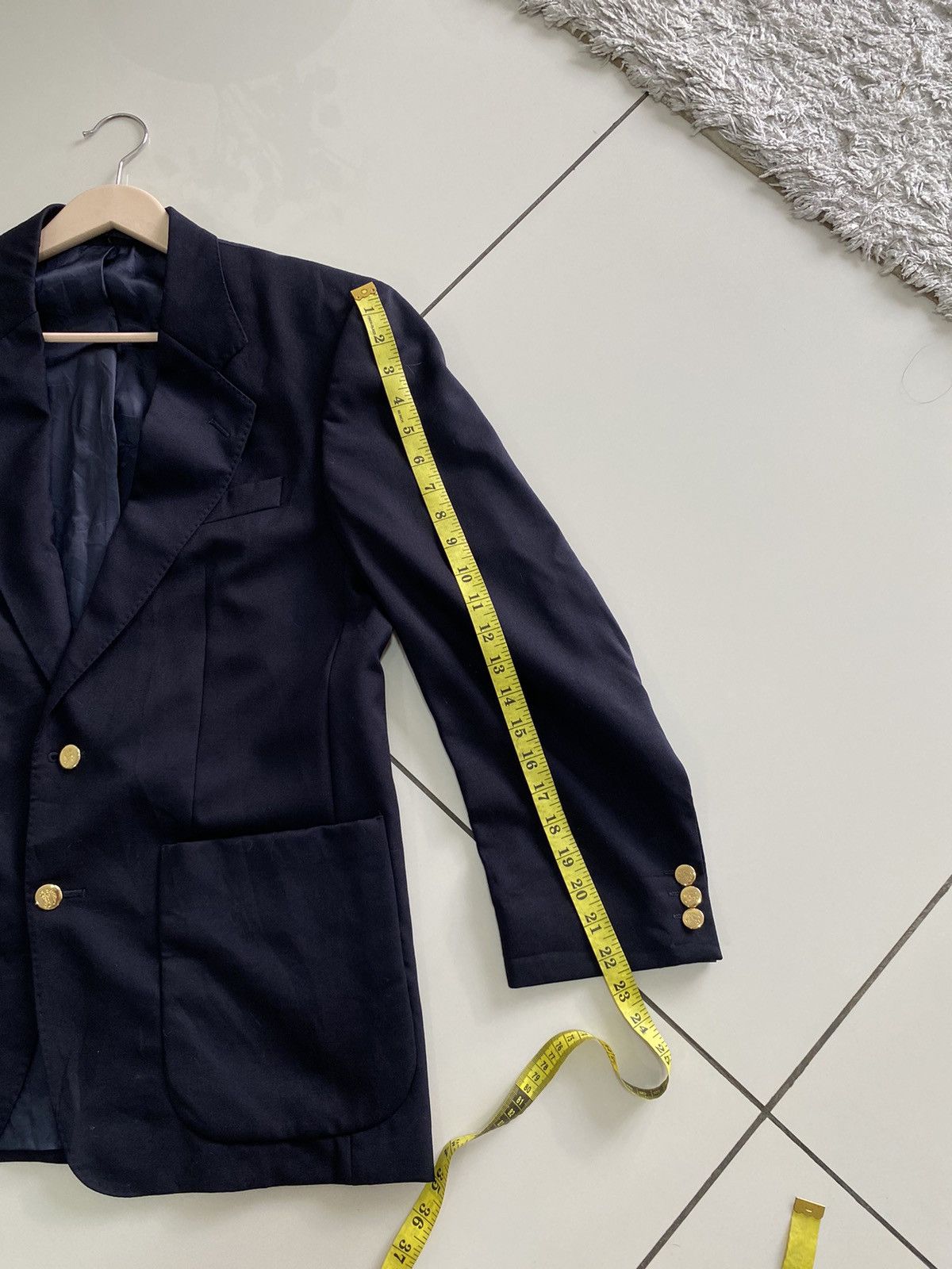 Burberry Burberry Wool Single Breasted Blazer Made In England Size 48S - 22 Thumbnail