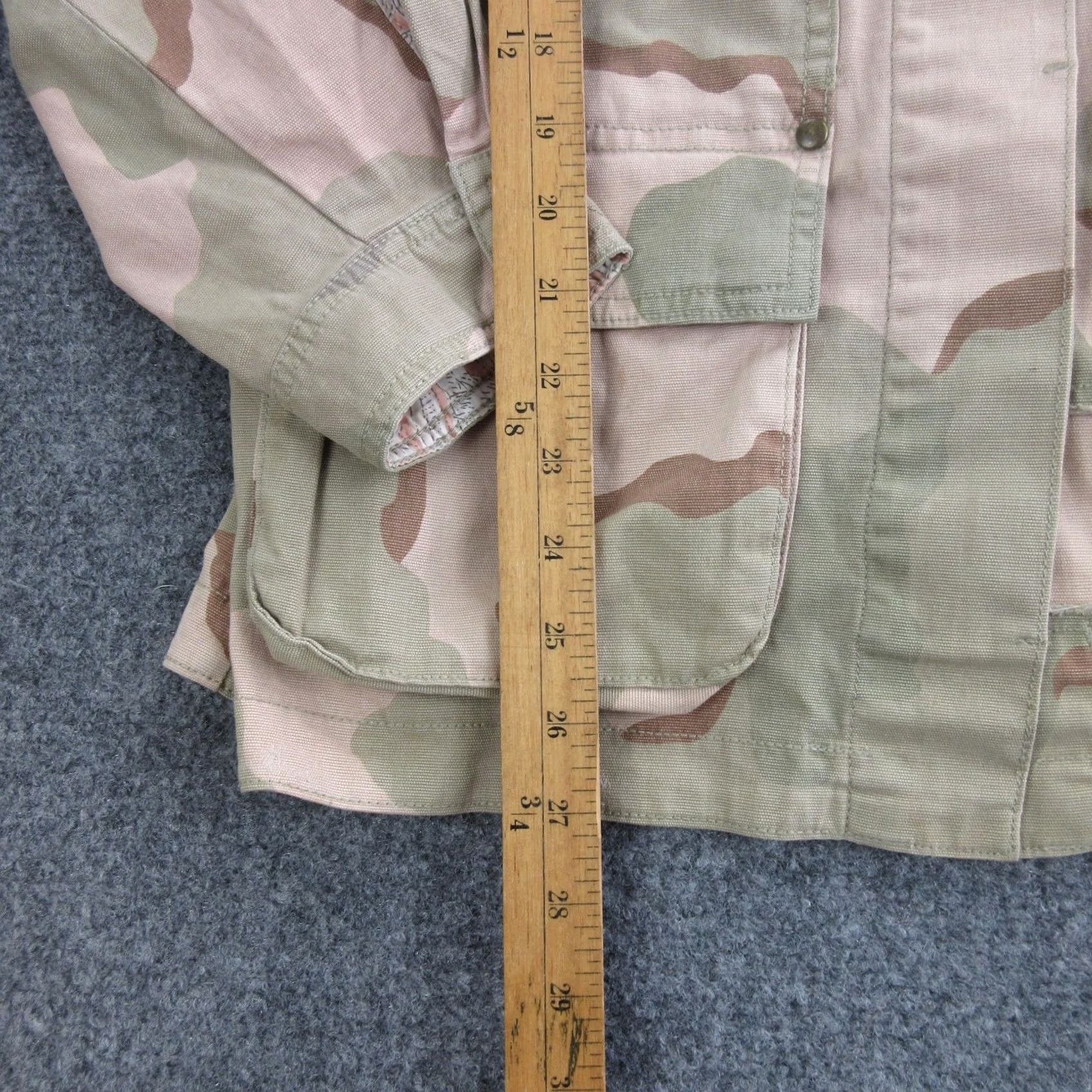Anthropologie Anthropologie Jacket Womens Small Camo Twill Belted Military Lined Pockets Size S / US 4 / IT 40 - 4 Thumbnail