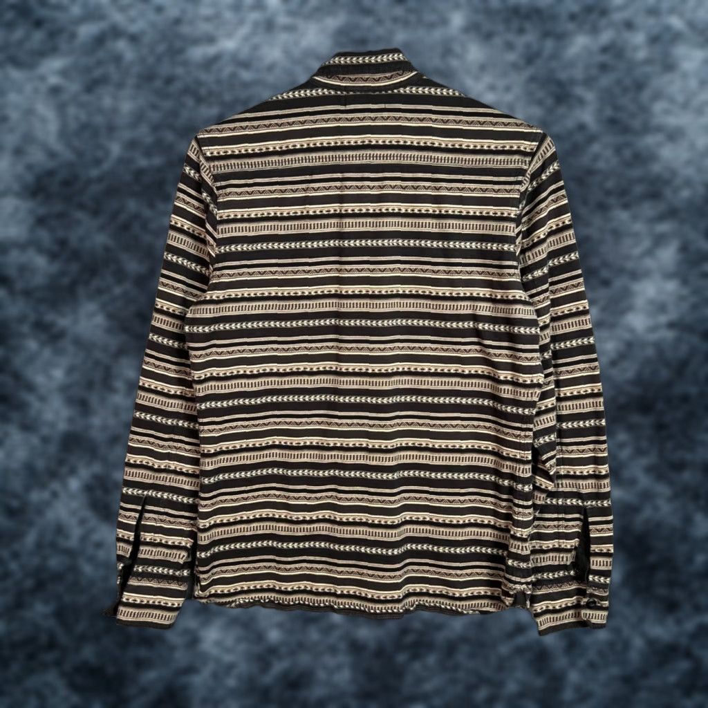 Ralph Lauren VINTAGE Double RL Ralph Lauren Womens Size 2 Black & Beige Long Sleeve Button-Up Shirt Size XS / US 0-2 / IT 36-38 - 1 Thumbnail