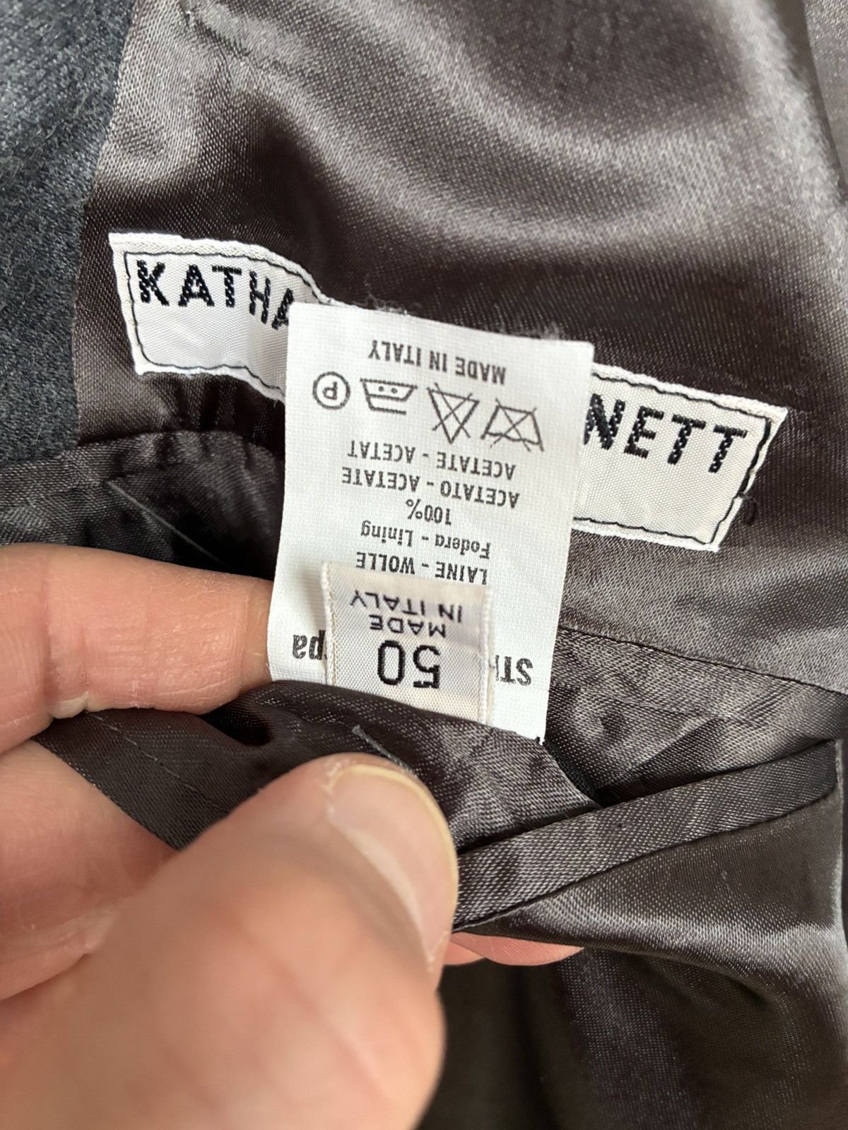 Katharine Hamnett London Katharine Hamnett Vintage Velvet Collar Sport Coat Size US M / EU 48-50 / 2 - 23 Thumbnail
