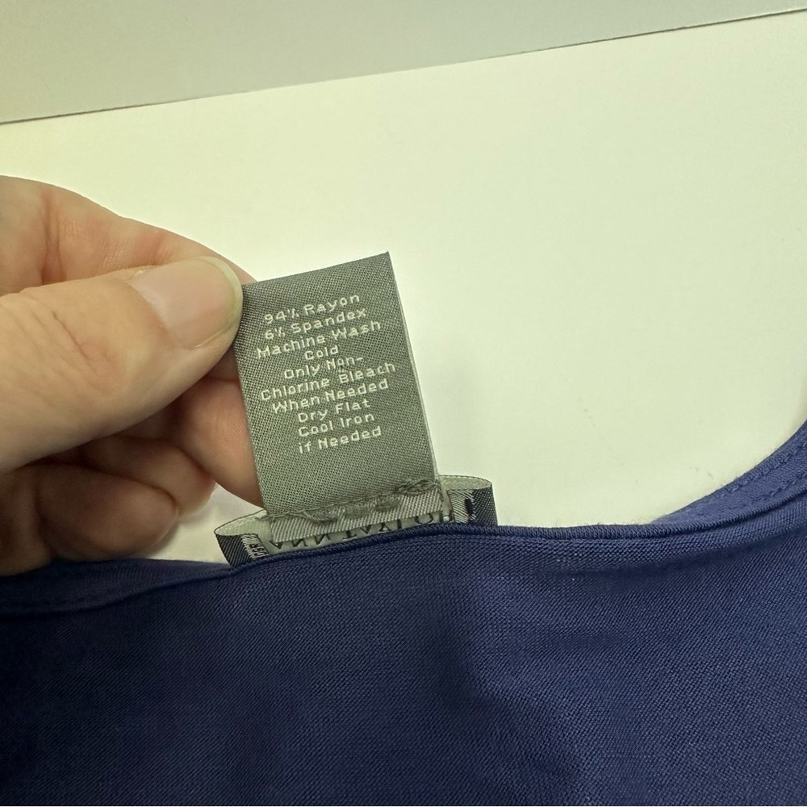 Ann Taylor Ann Taylor Blue Ruffle Neckline Top - Size Medium Size M / US 6-8 / IT 42-44 - 8 Thumbnail