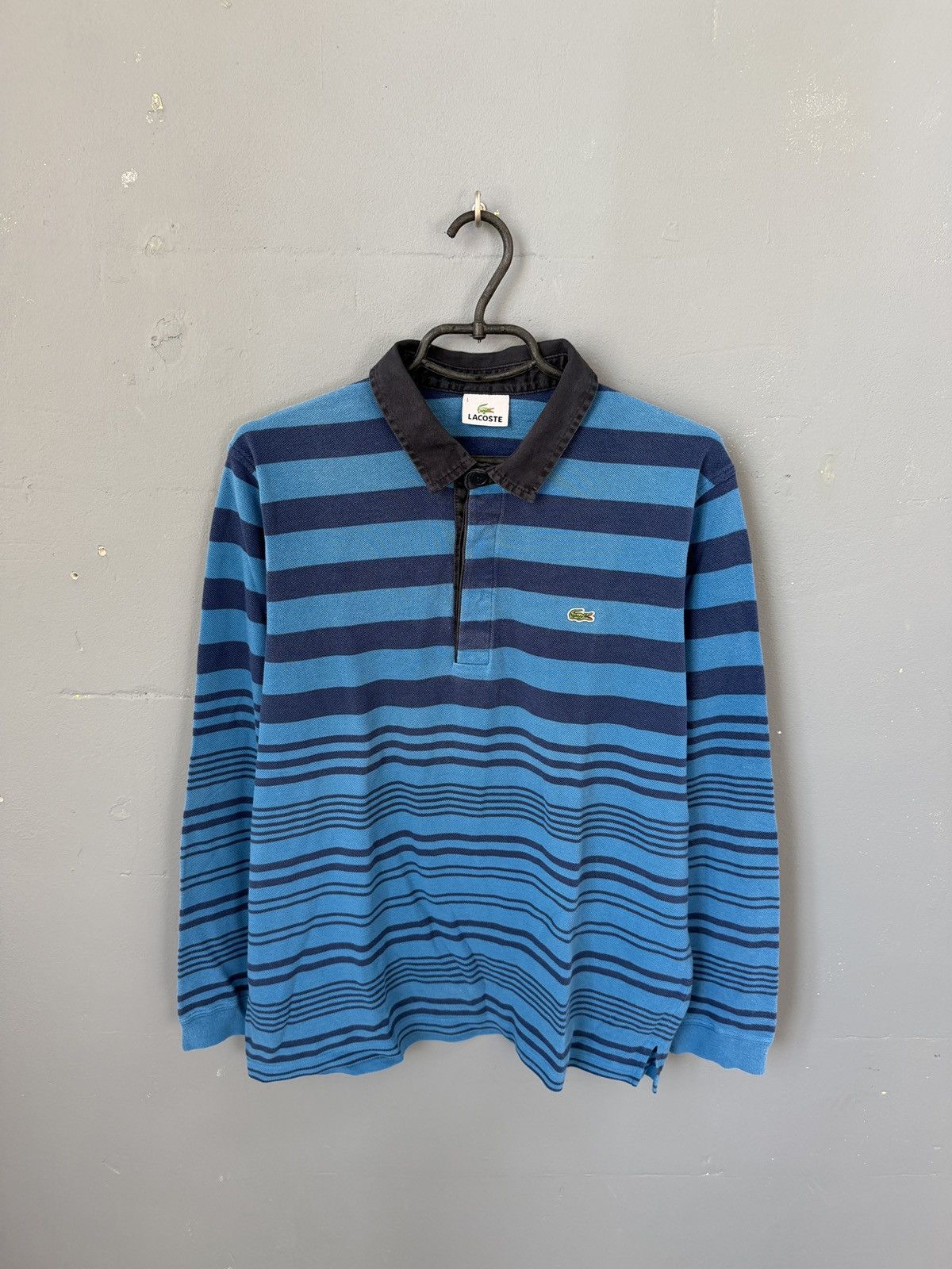 Lacoste Lacoste Long Sleeve Polo Shirt Striped Size US L / EU 52-54 / 3 - 2 Thumbnail