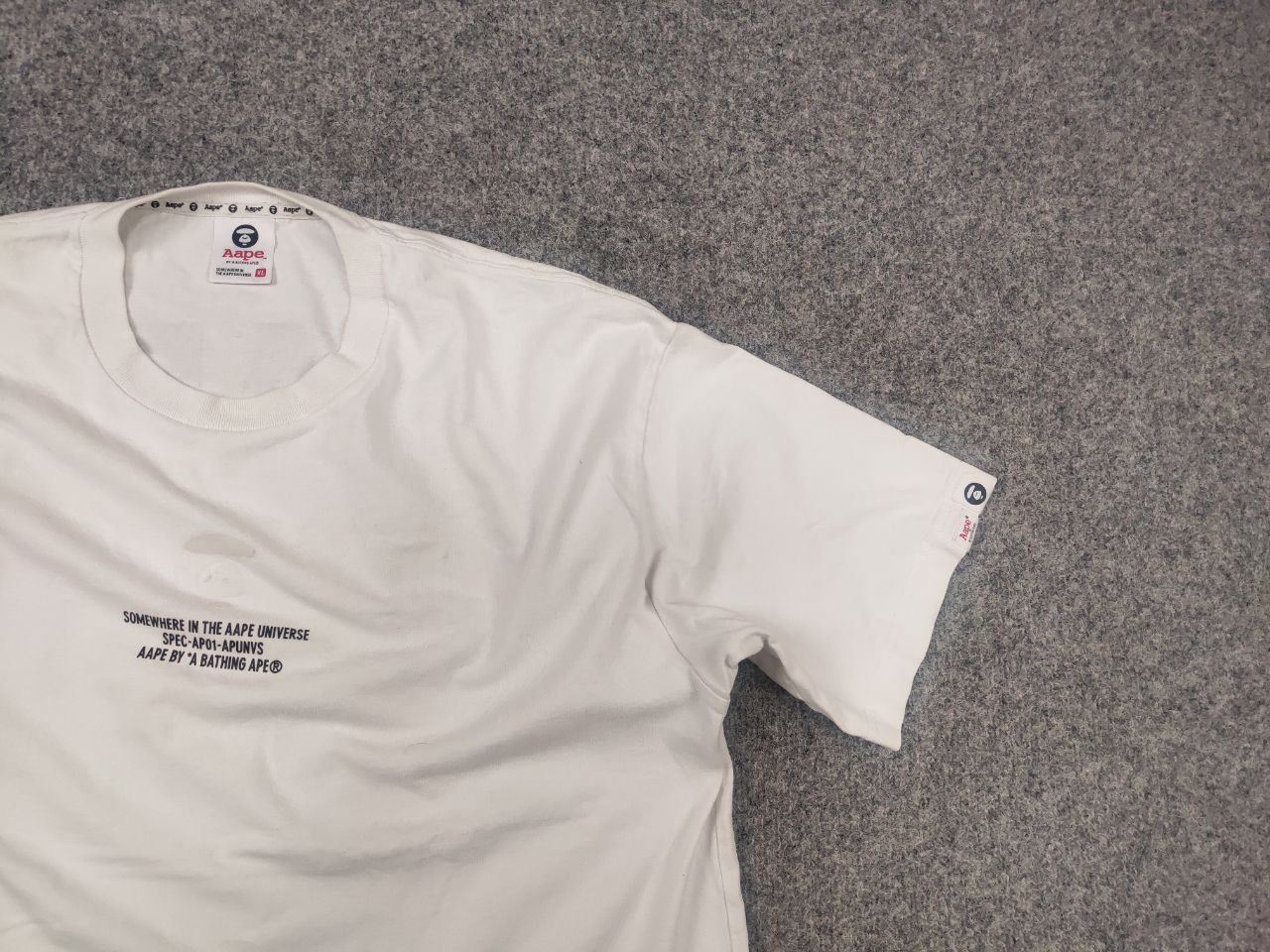 Aape Aape by a Bathing ape Cotton Logo UNVS t shirt Vintage Japan Size US XL / EU 56 / 4 - 6 Thumbnail
