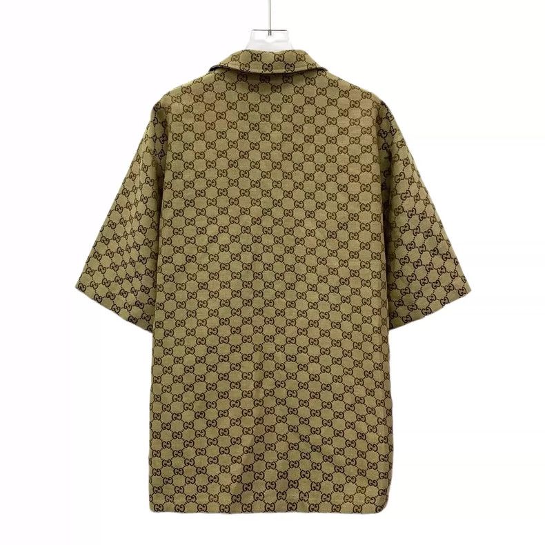 Gucci Gucci Brown logo jacquad full-print linen lapel single-brea Size US S / EU 44-46 / 1 - 2 Thumbnail