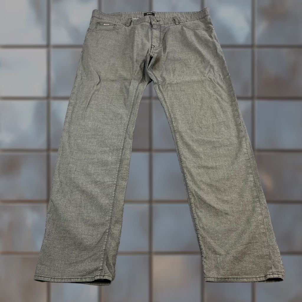 Hugo Boss Hugo Boss Mens Chino Trousers 38 32 Grey Stretch Regular Tapered 5-Pocket Style Maine Mens Size US 38 / EU 54 - 1 Thumbnail
