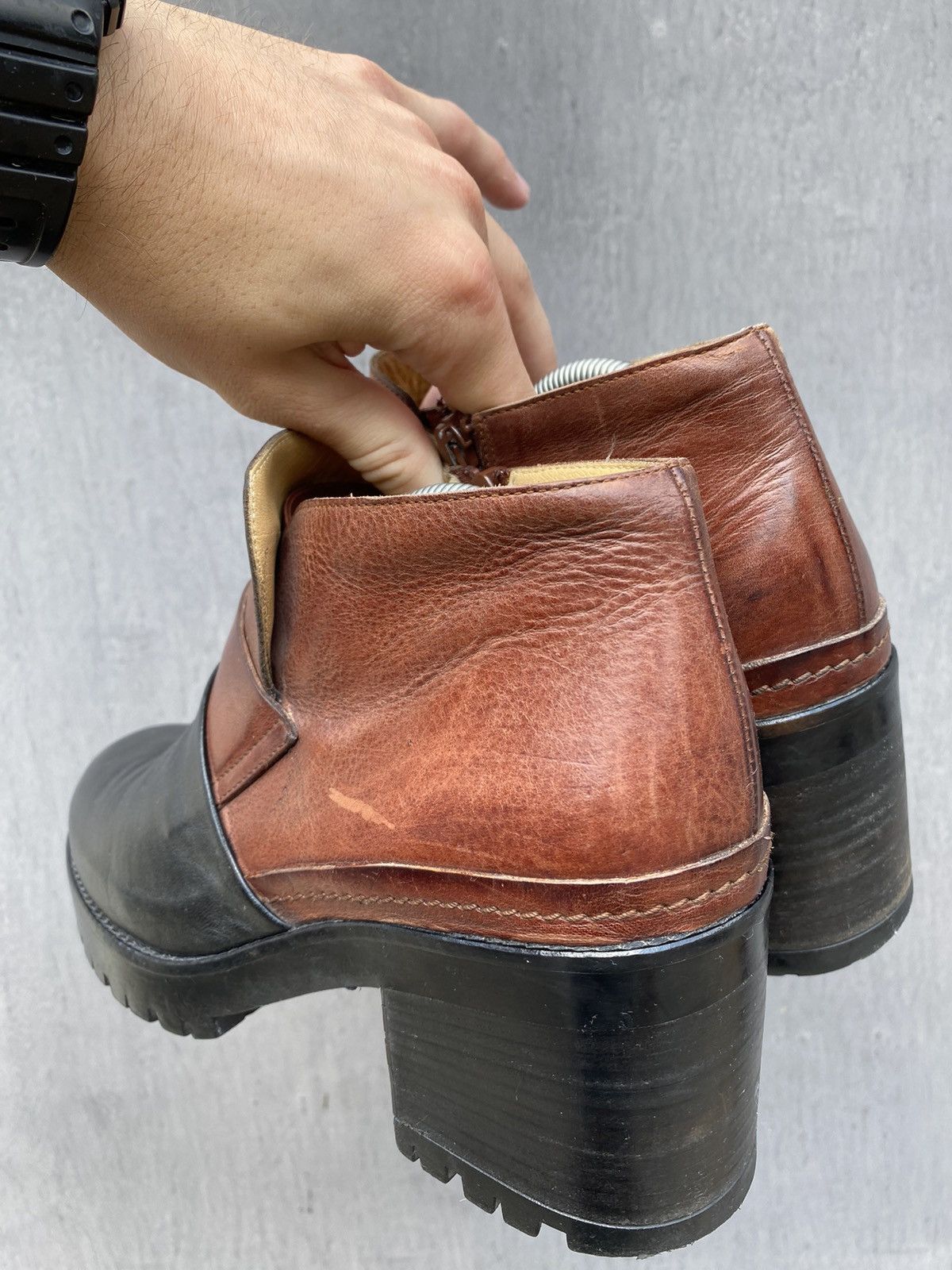 Maison Margiela Maison Martin Margiela MM6 leather ankle Boots size 40 Size US 9 / IT 39 - 8 Thumbnail