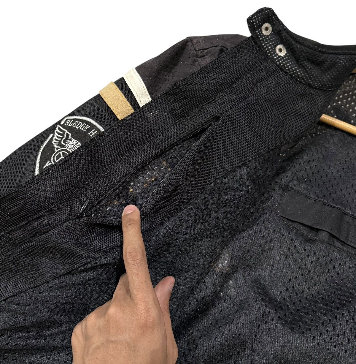 YELLOW CORN Vintage Yellow Corn Sledgehammer Racing Moto Safety Jacket Size US L / EU 52-54 / 3 - 18 Thumbnail