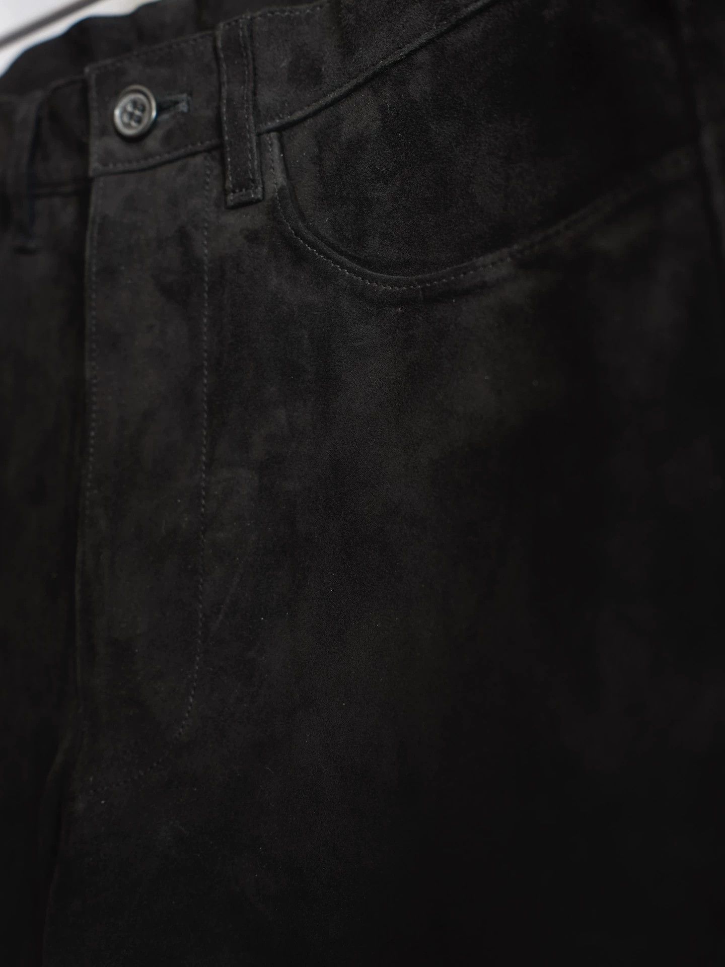 Yohji Yamamoto Yohji Yamamoto 03AW Black Lambskin Trousers Size US 32 / EU 48 - 5 Thumbnail