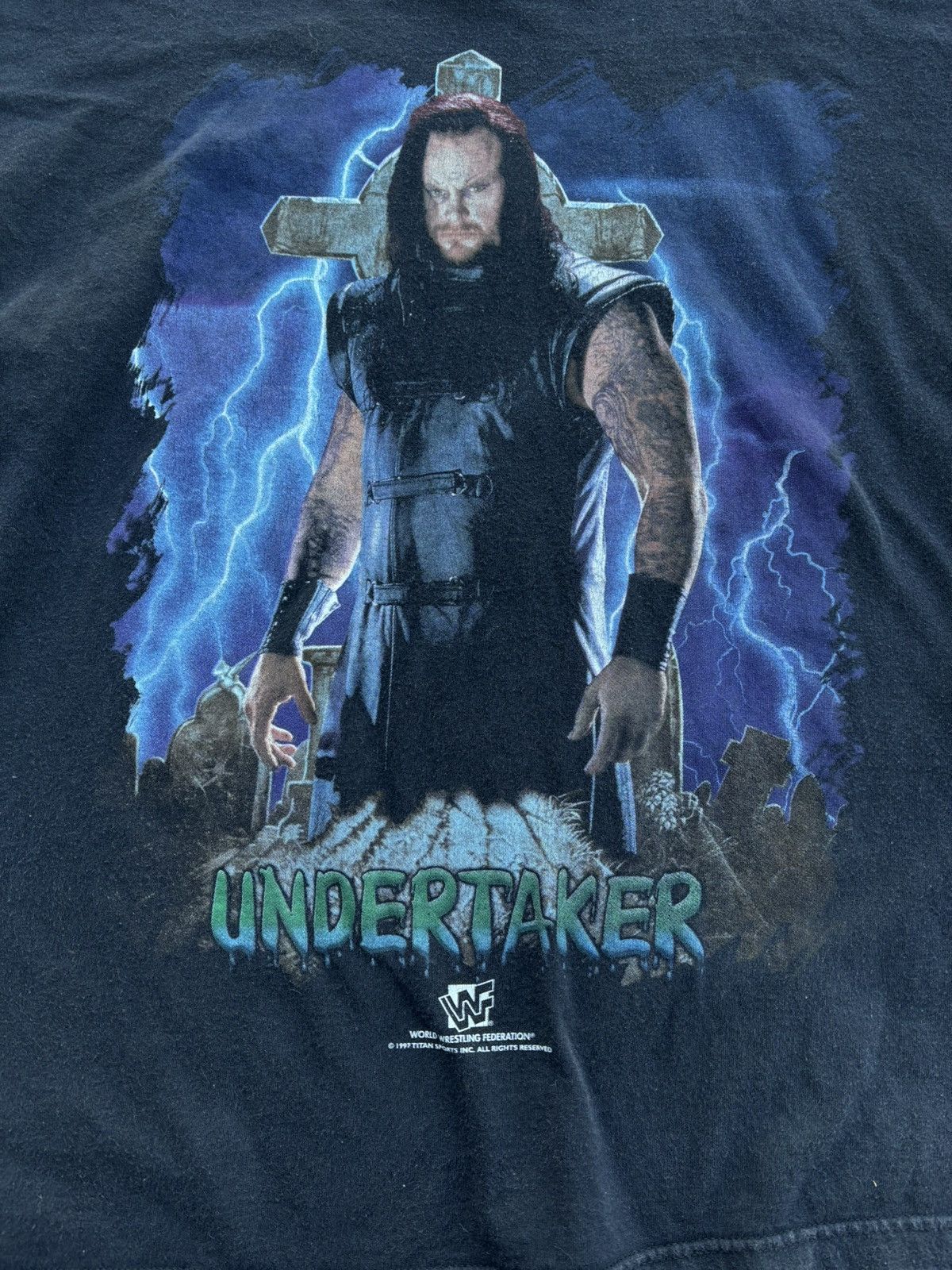 Other 1997 WWF UNDERTAKER TEE Size US XL / EU 56 / 4 - 2 Thumbnail