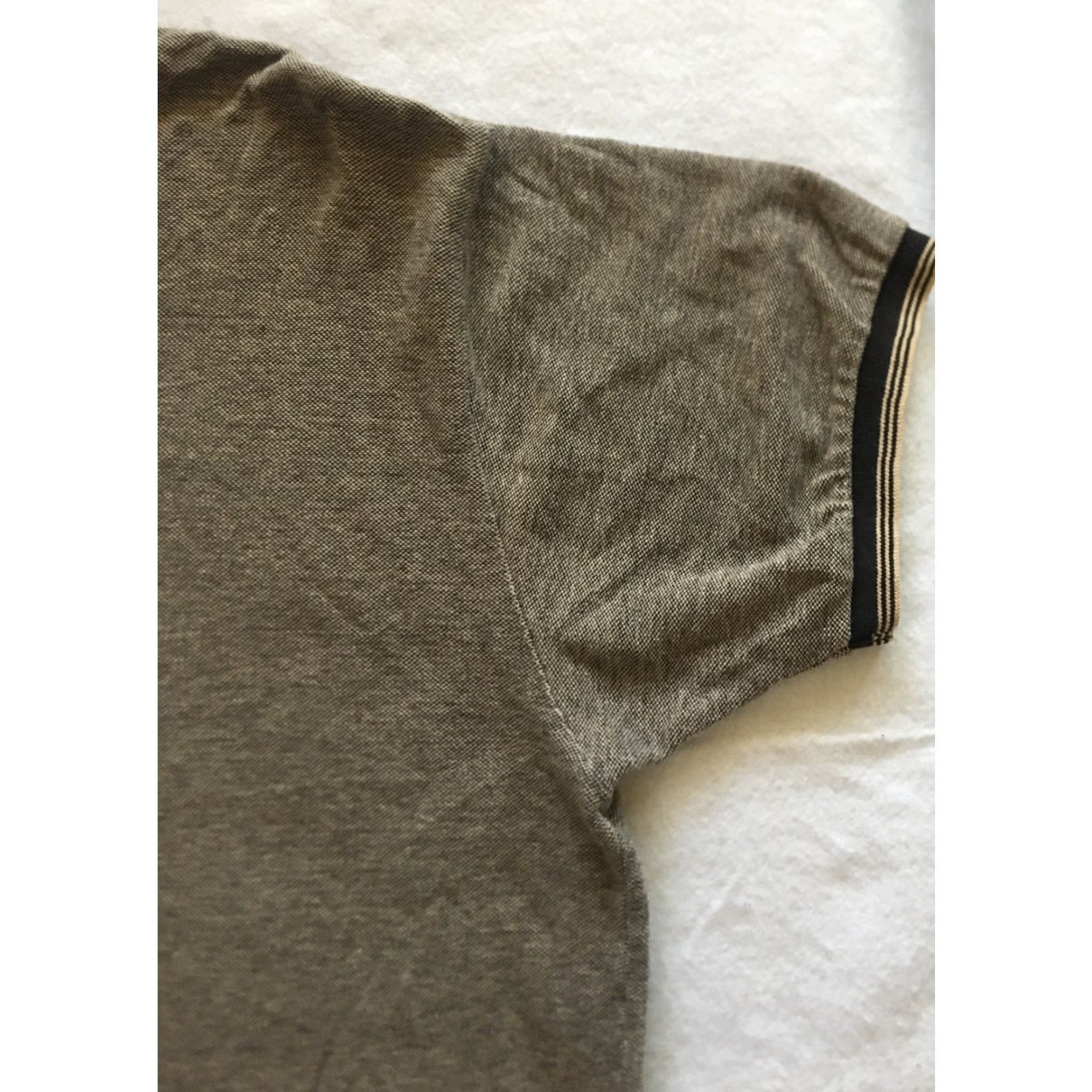 Ralph Lauren Chaps Ralph Lauren Polo Shirt XL Gray V-Neck Short Sleeve Men Polo Shirt B8 Regular Fit Size US XL / EU 56 / 4 - 4 Thumbnail