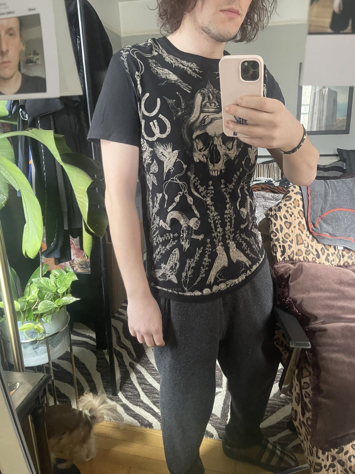 Alexander McQueen Alexander McQueen Tattoo Print T-Shirt Size US XL / EU 56 / 4 - 7 Thumbnail