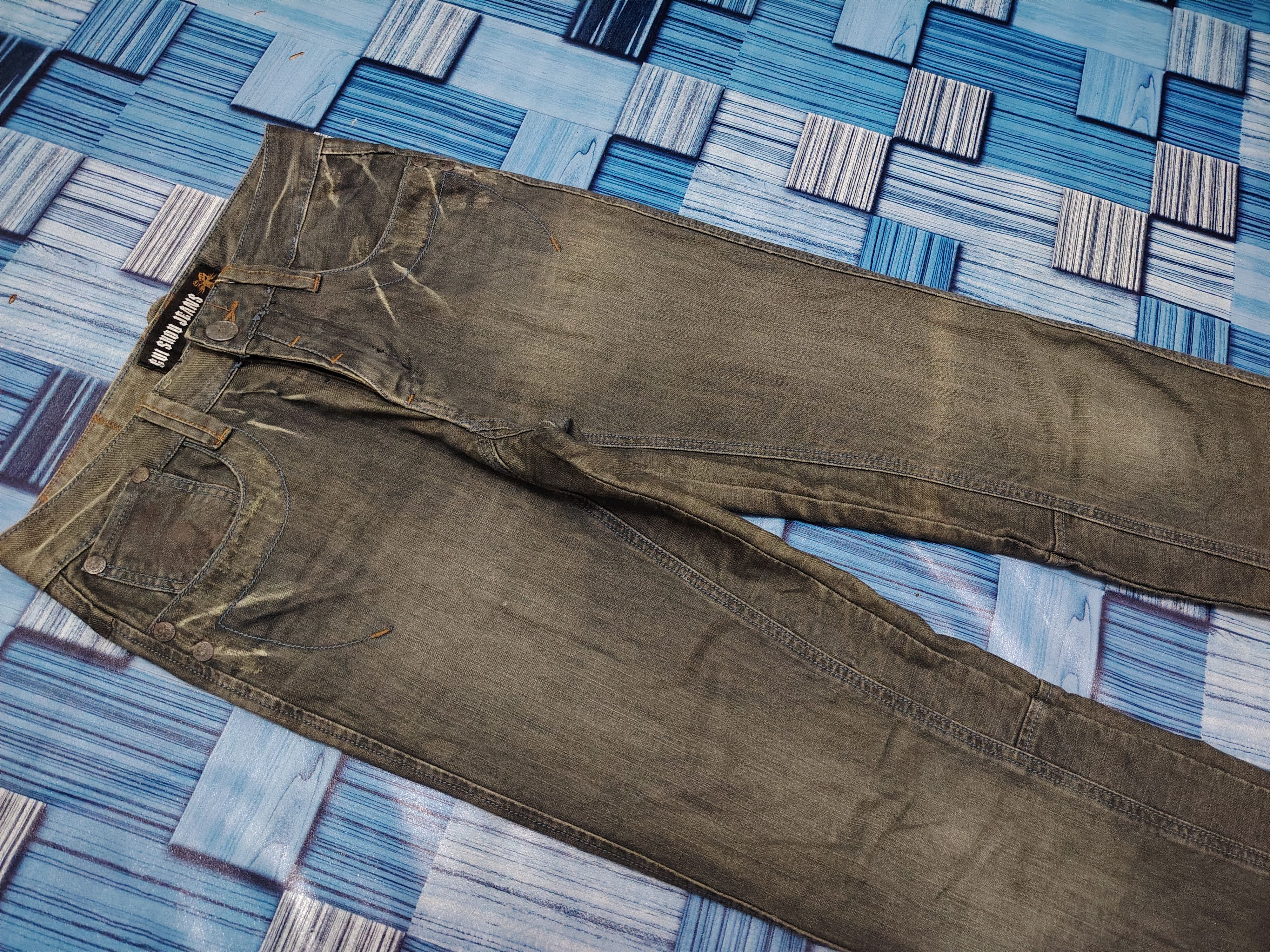 Seditionaries INSANE JAPANESE Gui Shou Jeans Distressed Jeans Size US 30 / EU 46 - 8 Thumbnail