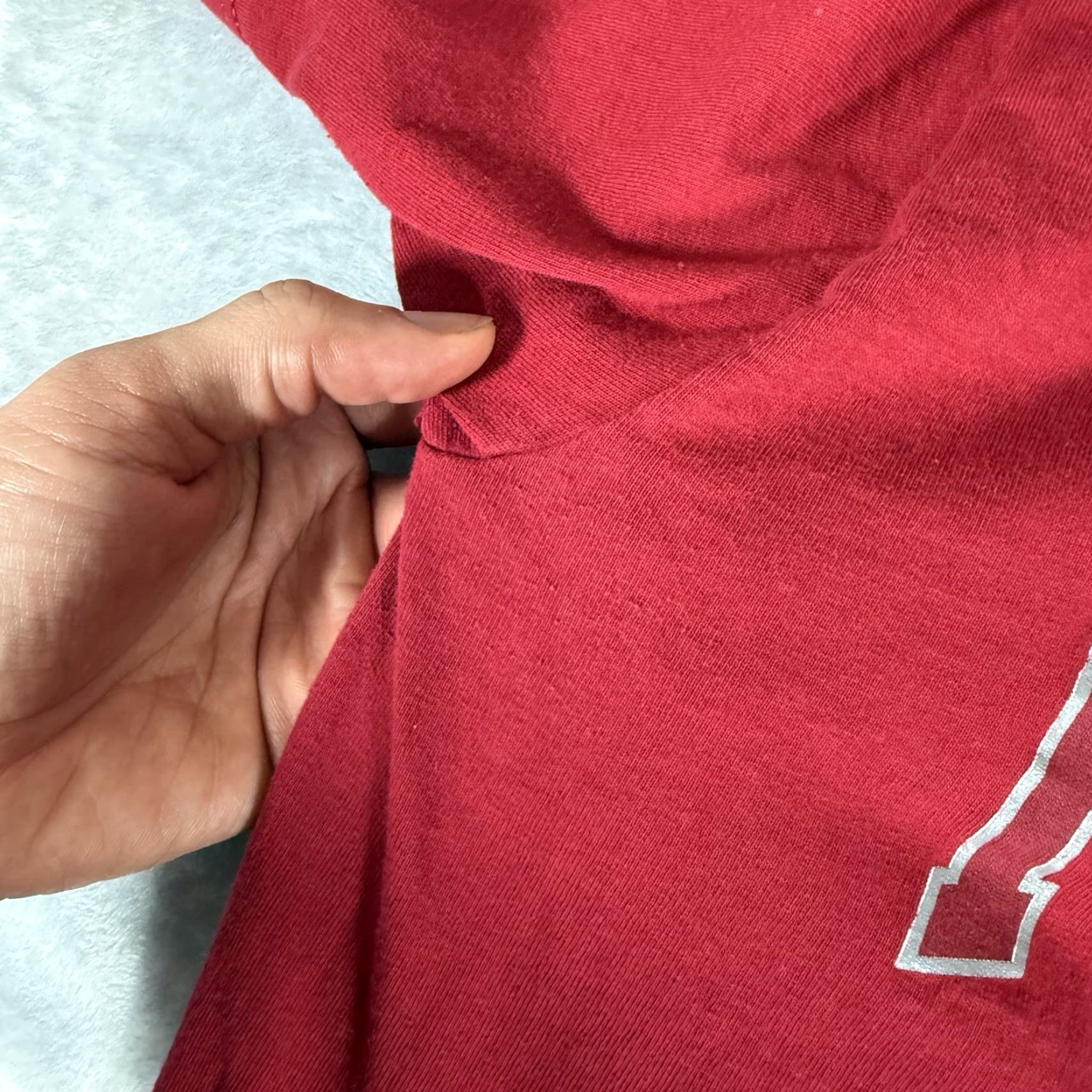 Russell Athletic VINTAGE Russell Athletic Logo T Shirt Mens L Red 90s Slim Fit Crew Neck Short Sleeve Graphic Print Logo Size US L / EU 52-54 / 3 - 5 Thumbnail