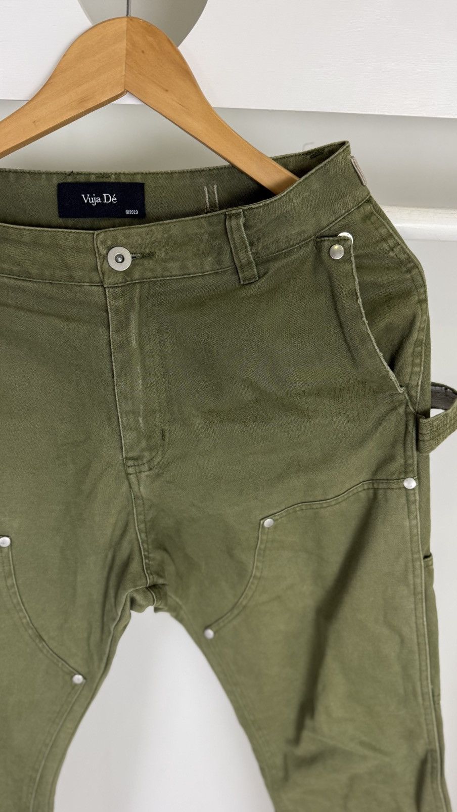 Vuja De Vujade 004 Mori Trousers Double Knee Cargo Pants Size US 30 / EU 46 - 2 Thumbnail