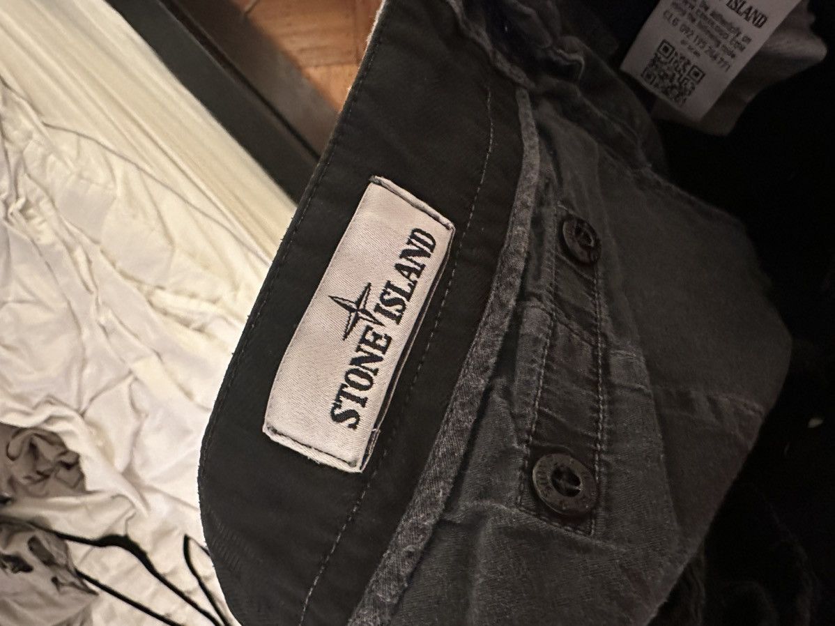Stone Island Stone island black faded cargos Size US 31 - 6 Thumbnail