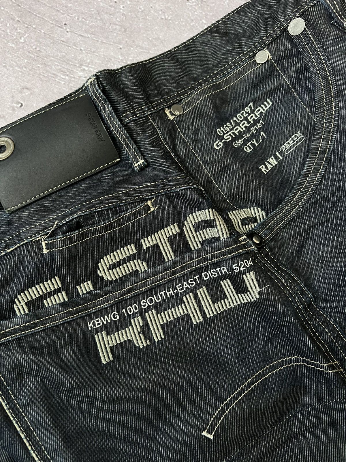 G-Star G Star Raw Jeans With Vintage Embroidery And Large Logo 36 Size US 36 / EU 52 - 17 Thumbnail