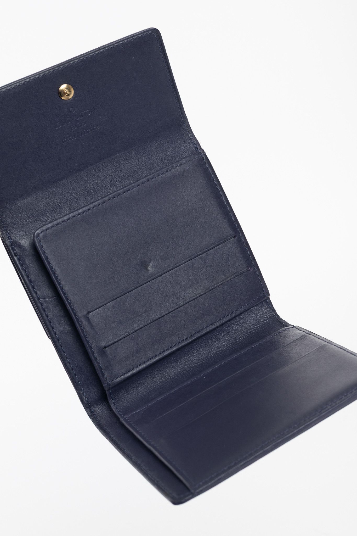 Louis Vuitton Louis Vuitton Indigo Monogram Vernis Leather Billfold Wallet Size ONE SIZE - 9 Thumbnail
