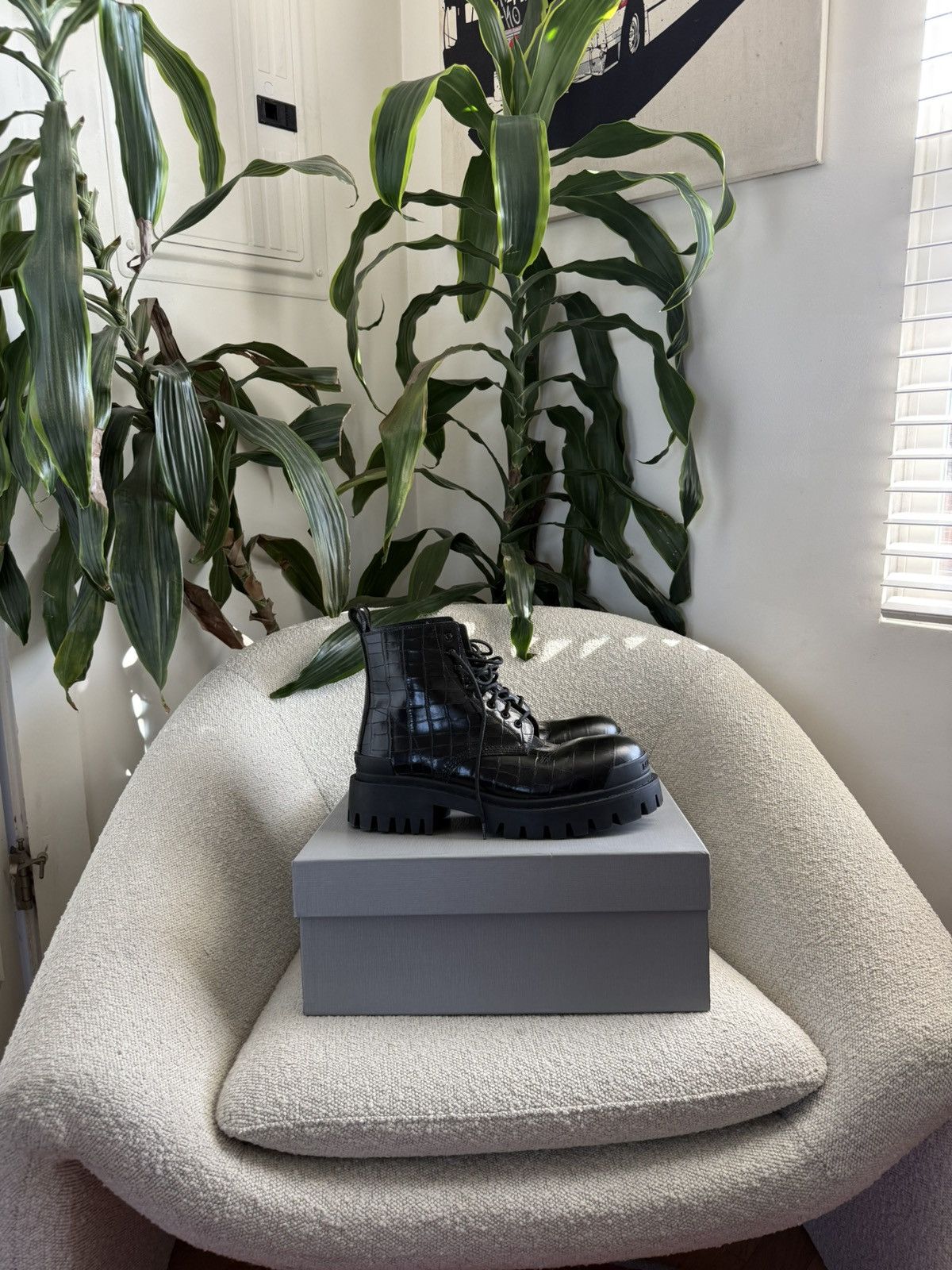 Balenciaga Sergent 20mm ダービー vujade Balenciaga Sergent 20MM Boot | Grailed
